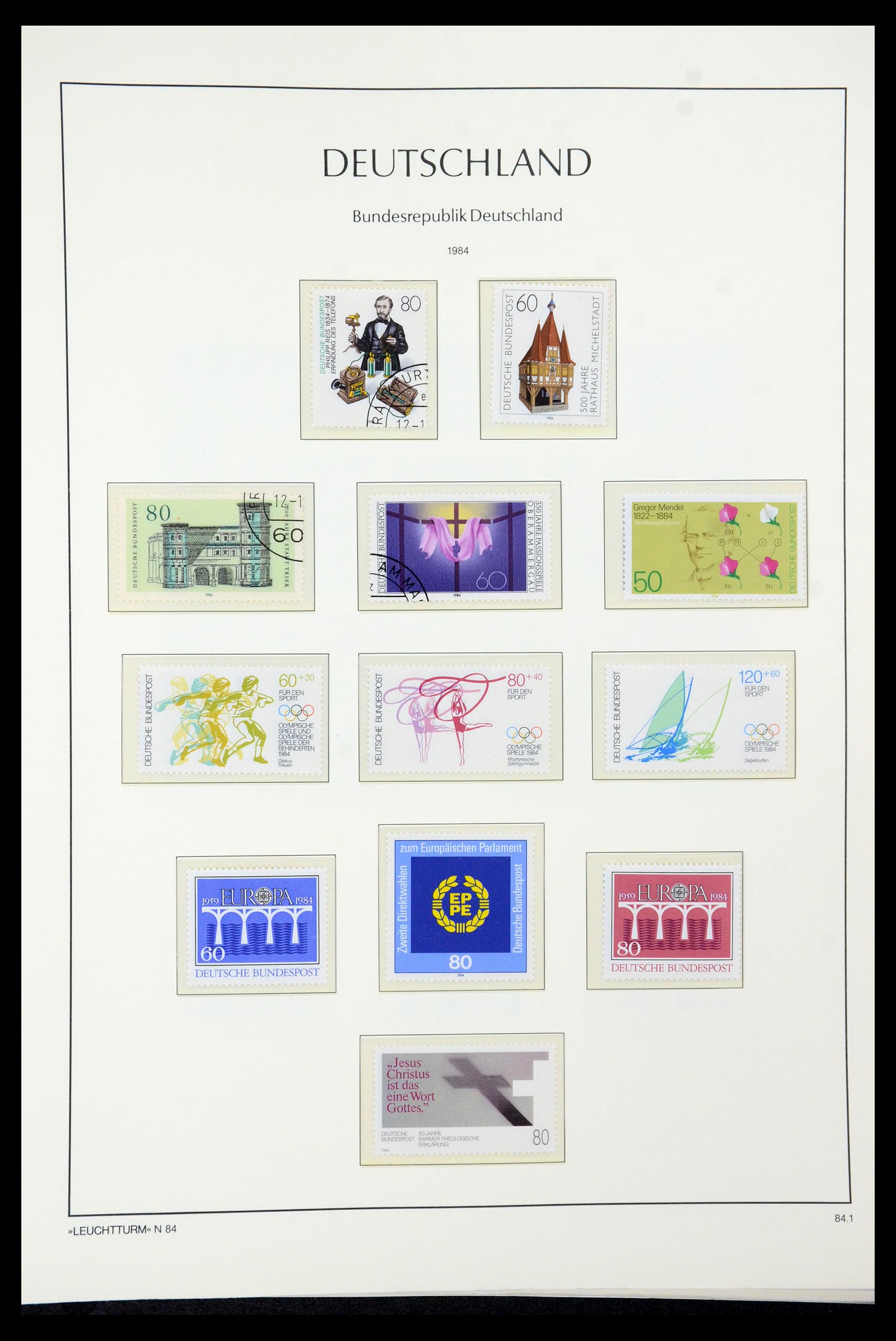 35943 111 - Postzegelverzameling 35943 Bundespost 1949-1992.