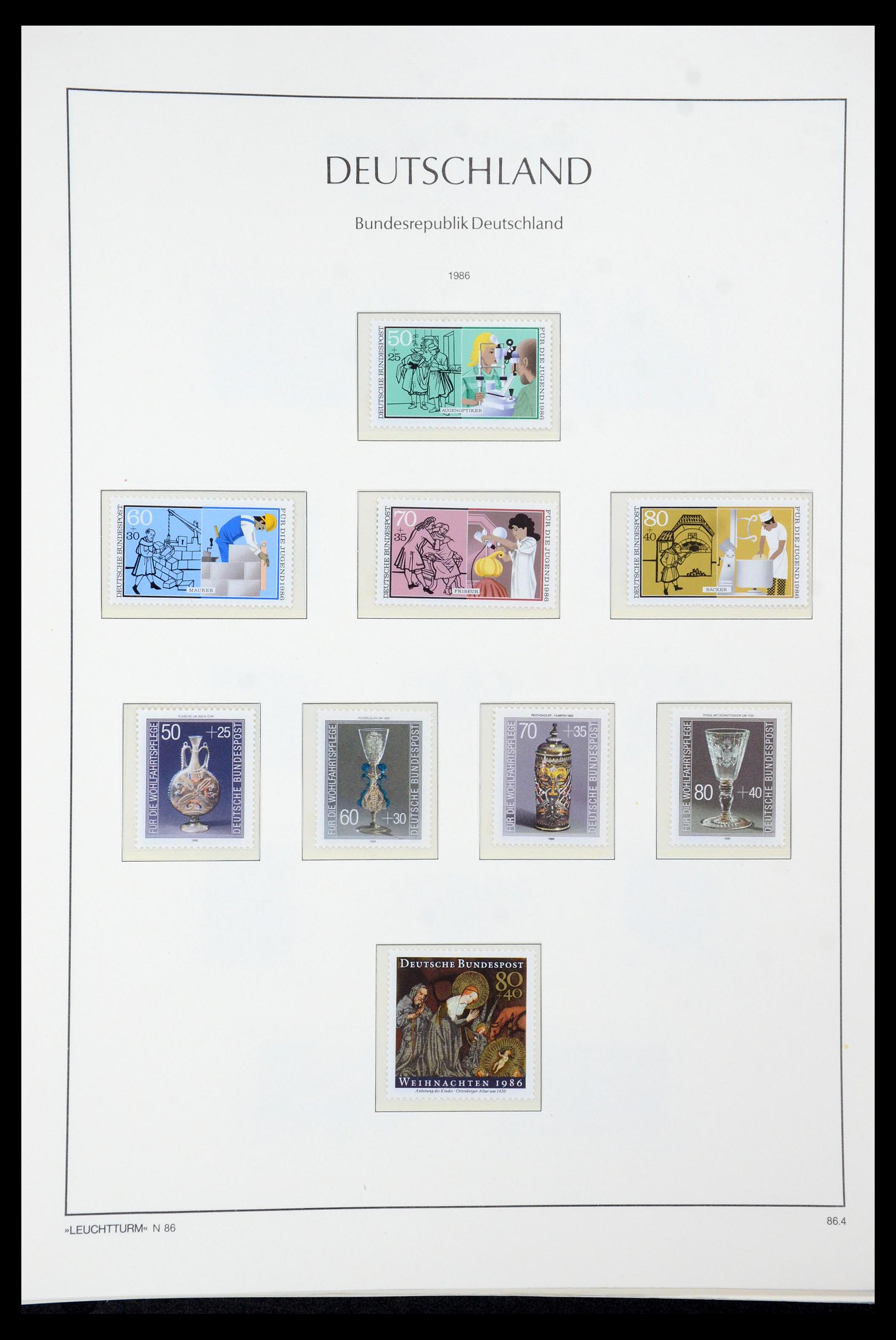 35943 121 - Postzegelverzameling 35943 Bundespost 1949-1992.