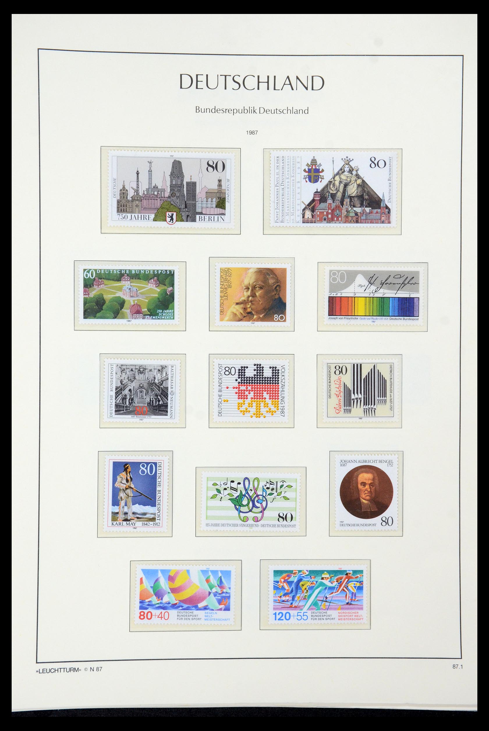 35943 122 - Postzegelverzameling 35943 Bundespost 1949-1992.