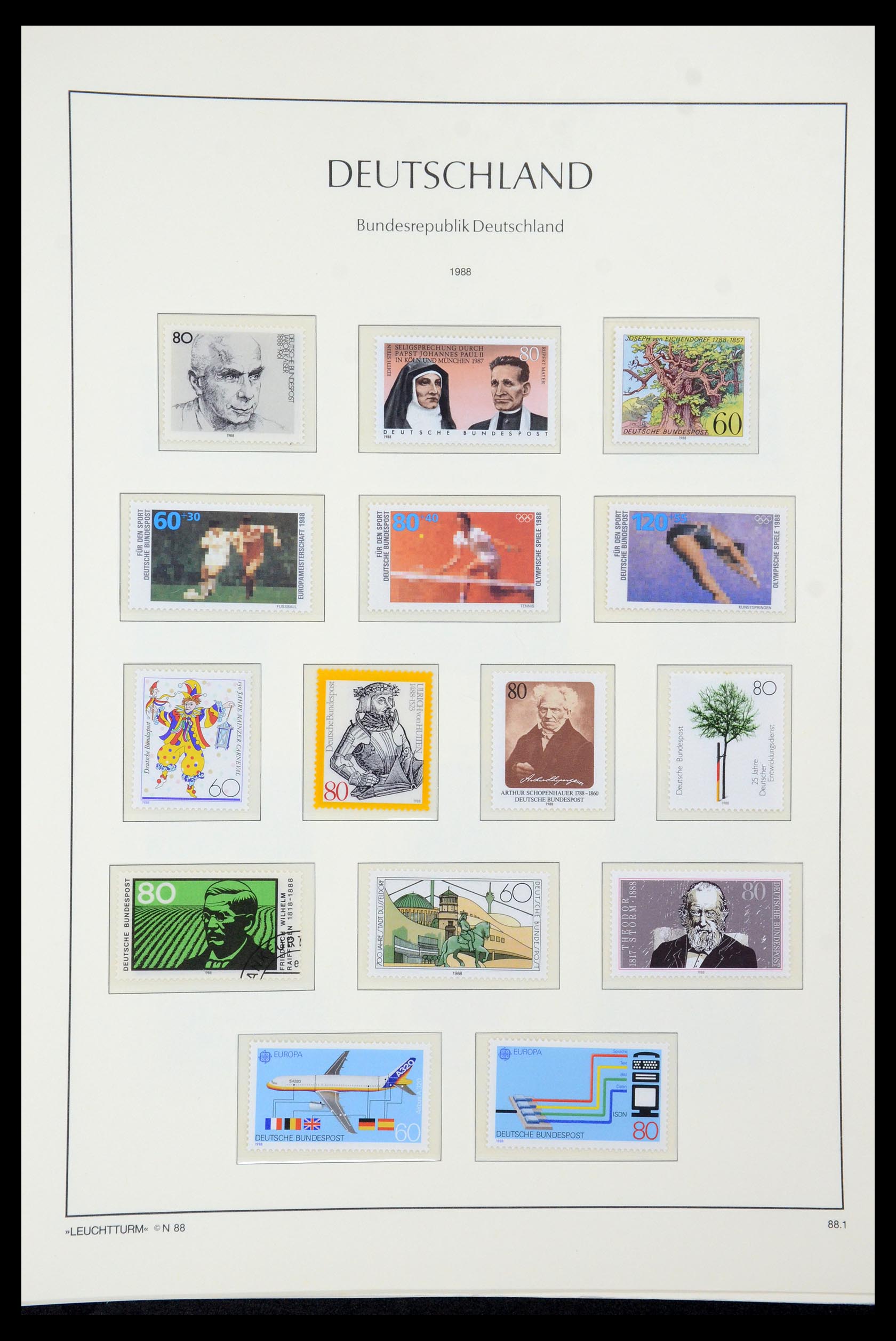 35943 125 - Postzegelverzameling 35943 Bundespost 1949-1992.