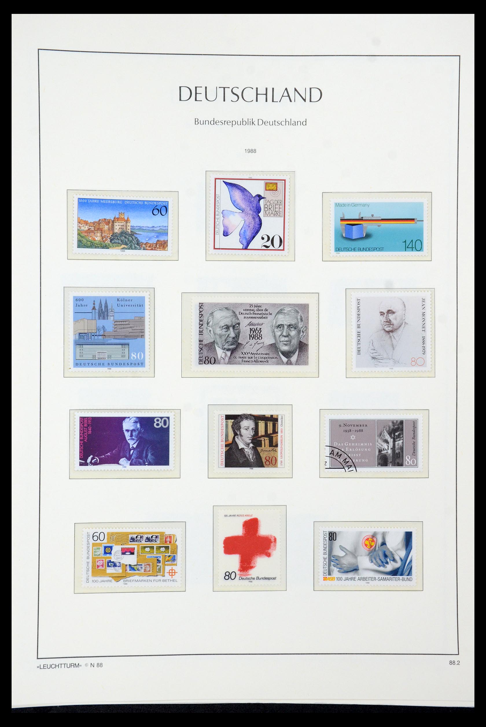 35943 126 - Postzegelverzameling 35943 Bundespost 1949-1992.