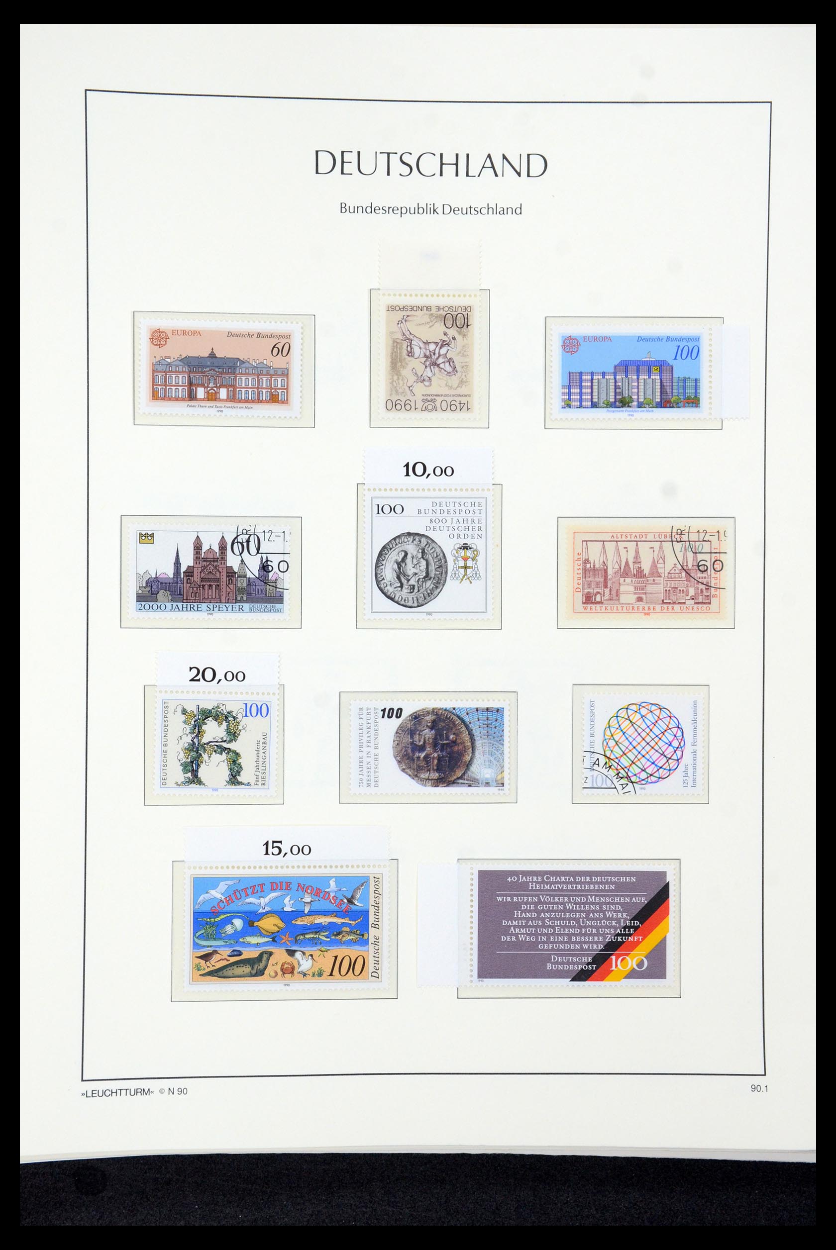 35943 134 - Postzegelverzameling 35943 Bundespost 1949-1992.