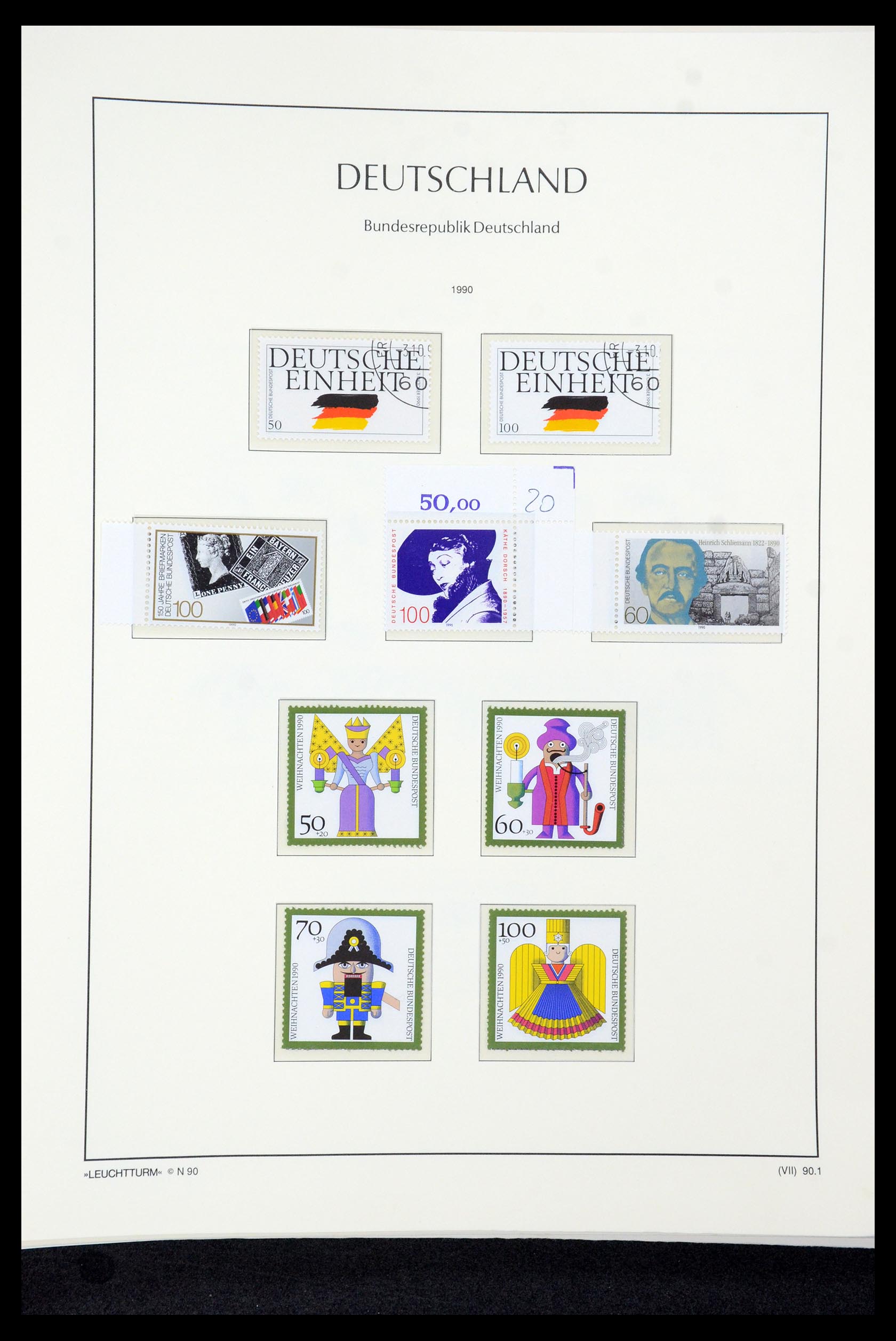 35943 135 - Postzegelverzameling 35943 Bundespost 1949-1992.
