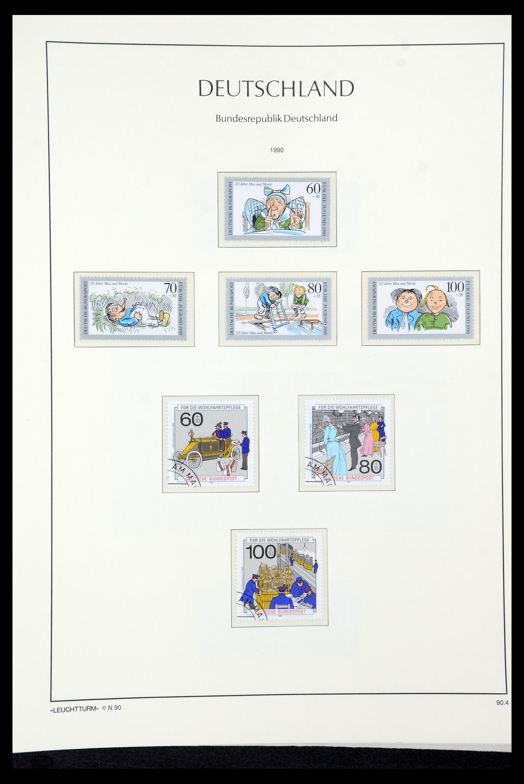 35943 138 - Postzegelverzameling 35943 Bundespost 1949-1992.