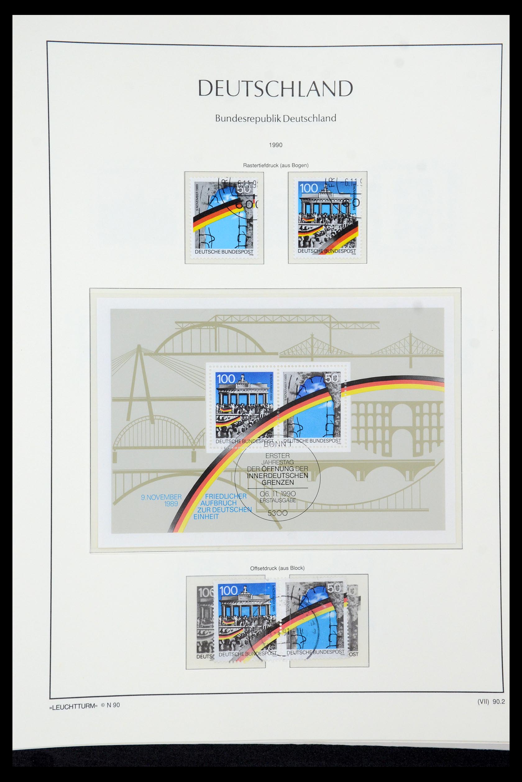 35943 139 - Postzegelverzameling 35943 Bundespost 1949-1992.