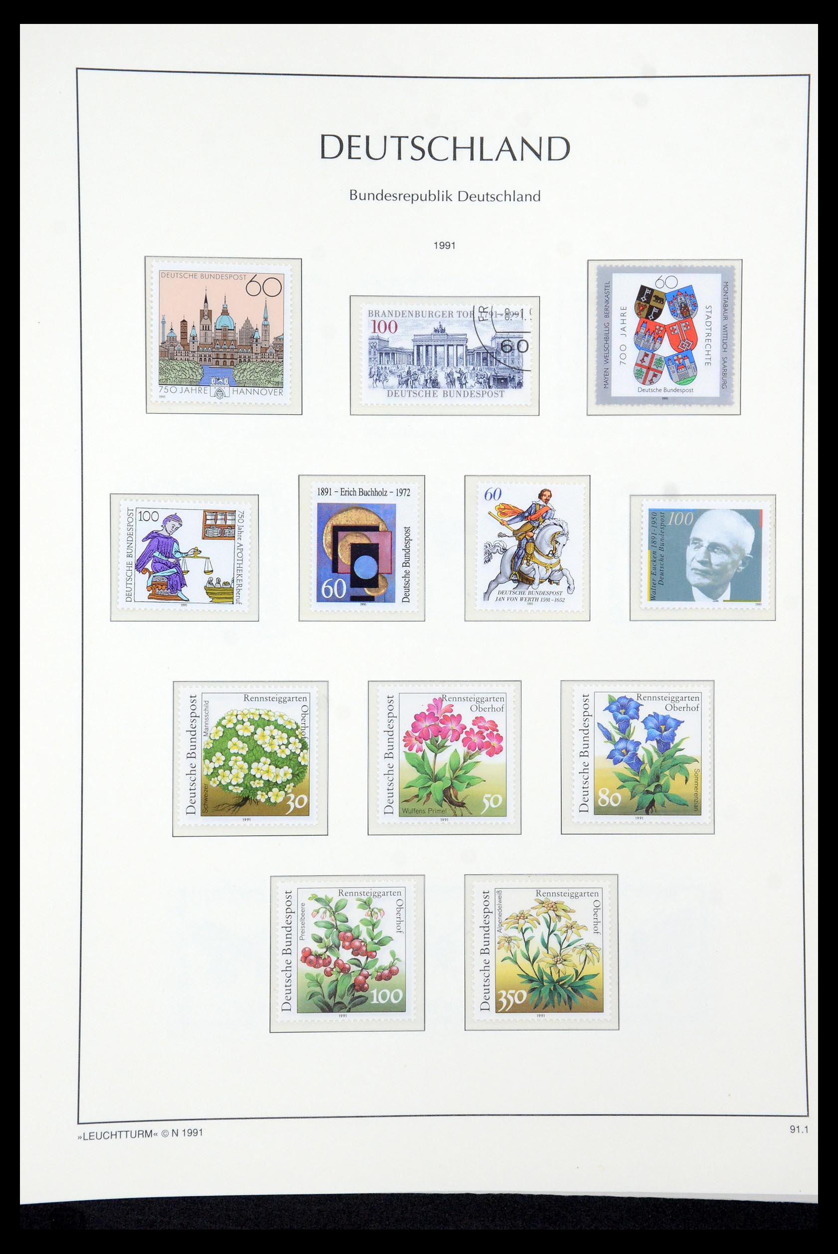 35943 140 - Postzegelverzameling 35943 Bundespost 1949-1992.