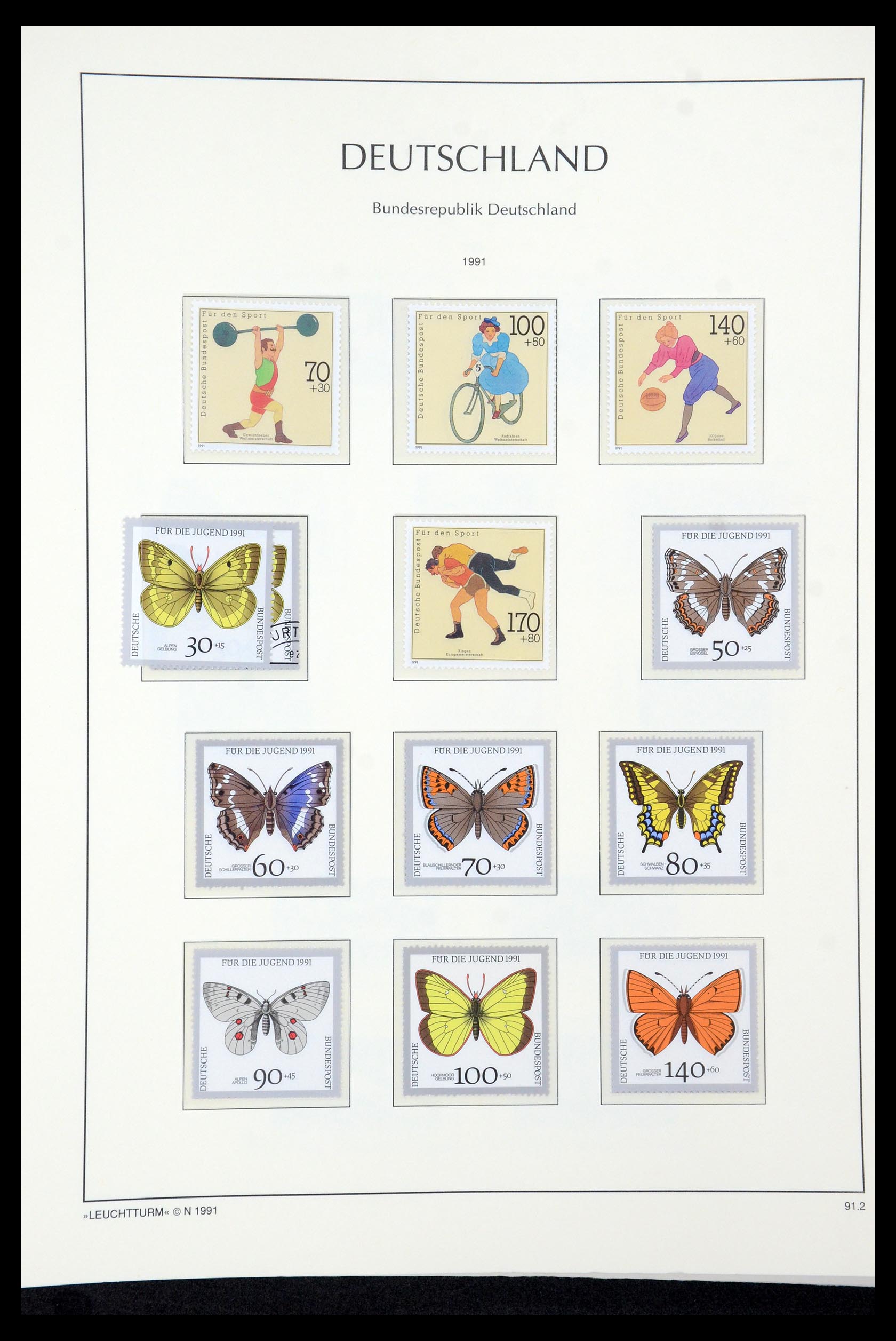 35943 141 - Postzegelverzameling 35943 Bundespost 1949-1992.
