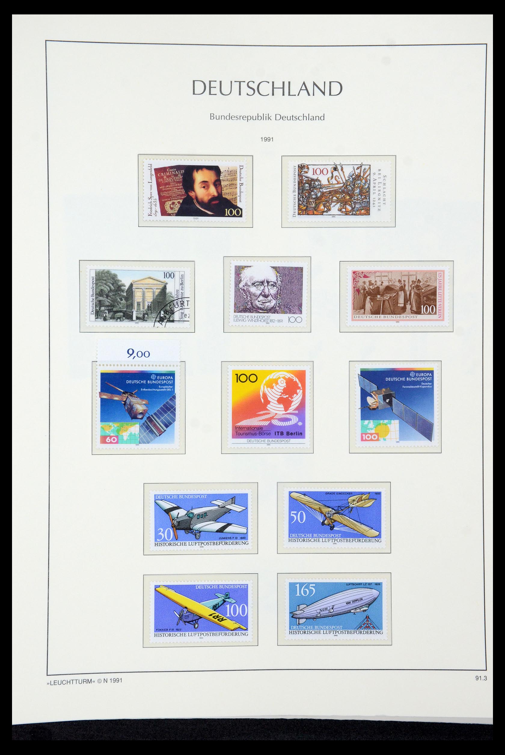 35943 142 - Postzegelverzameling 35943 Bundespost 1949-1992.