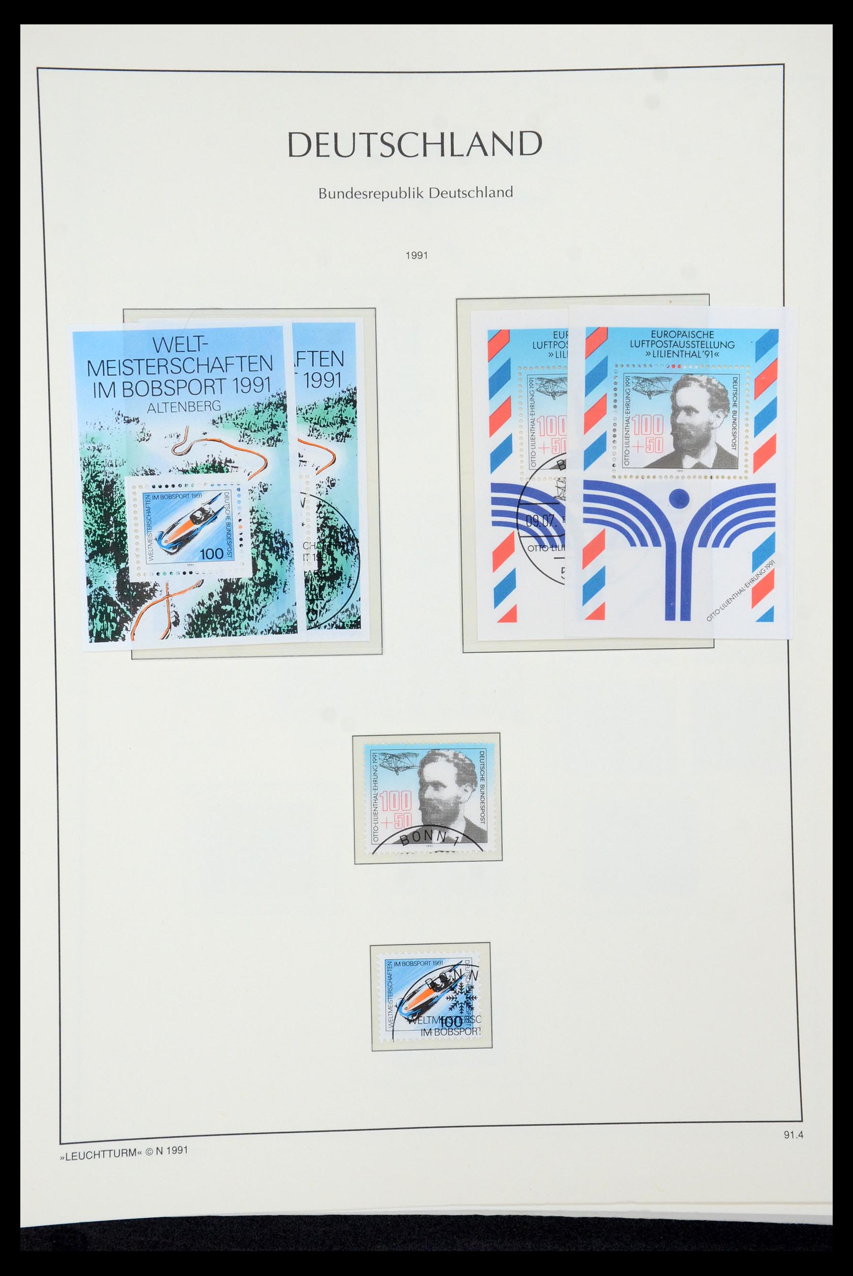 35943 143 - Postzegelverzameling 35943 Bundespost 1949-1992.