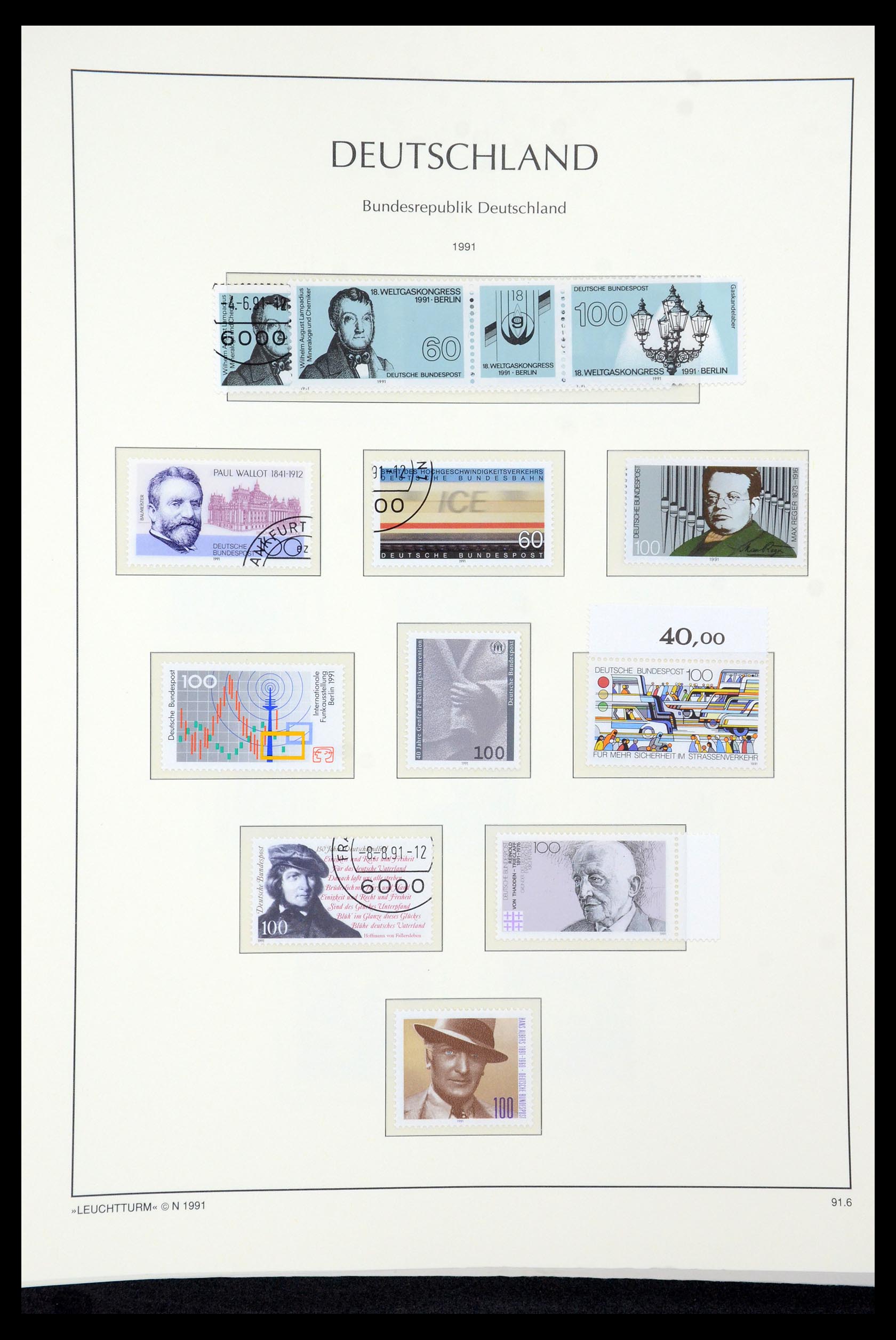 35943 145 - Postzegelverzameling 35943 Bundespost 1949-1992.