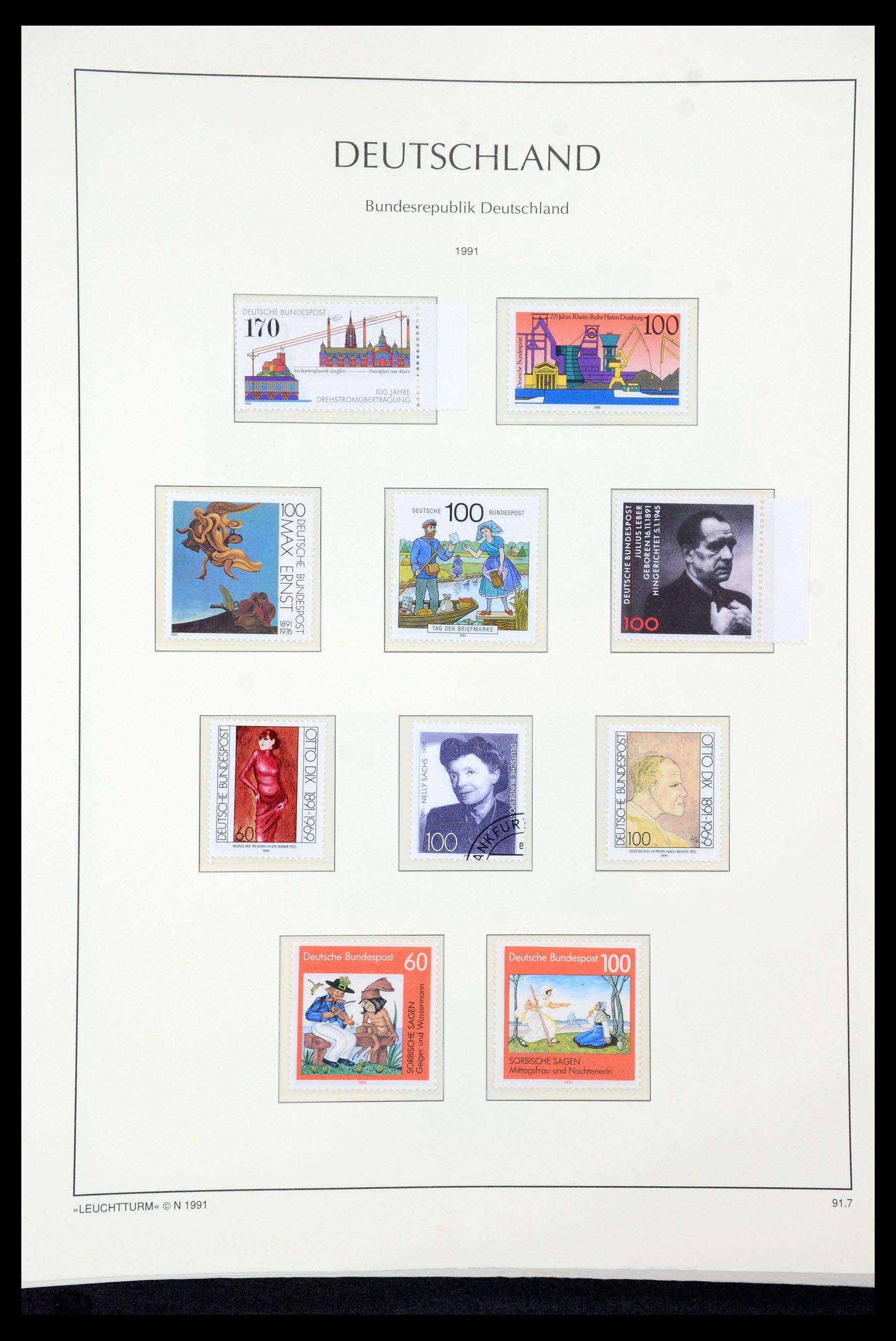 35943 146 - Postzegelverzameling 35943 Bundespost 1949-1992.