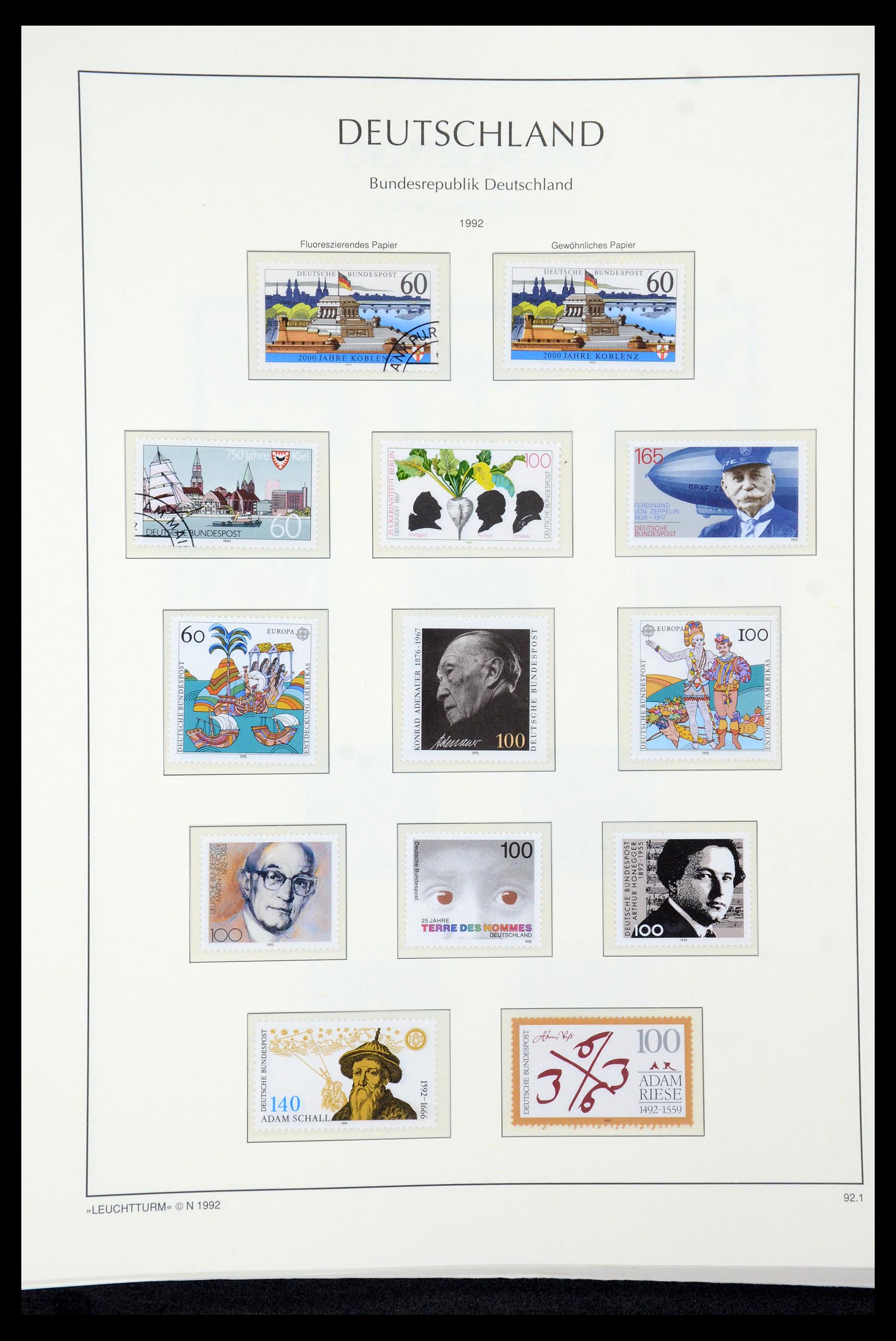 35943 149 - Stamp Collection 35943 Bundespost 1949-1992.