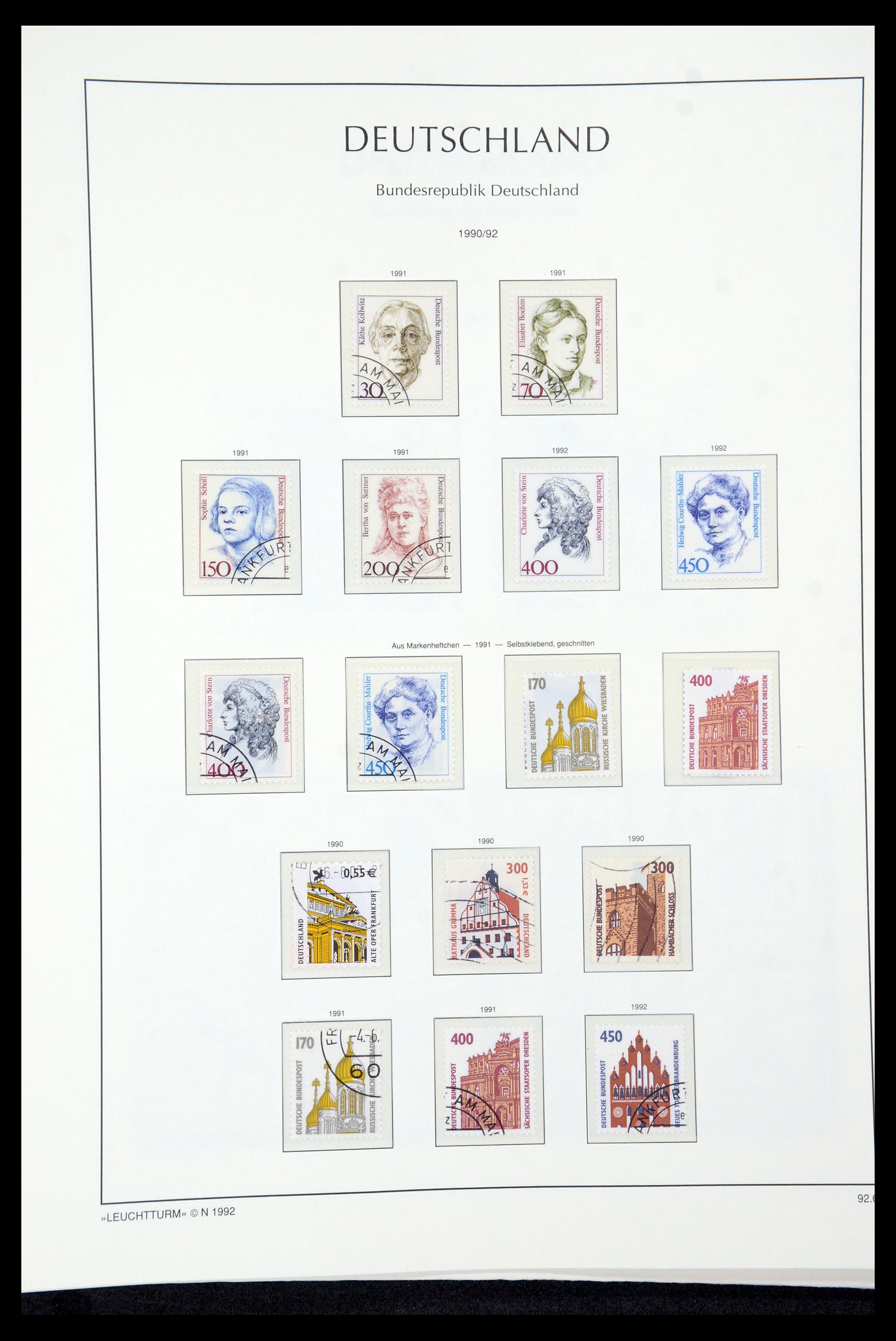 35943 154 - Stamp Collection 35943 Bundespost 1949-1992.