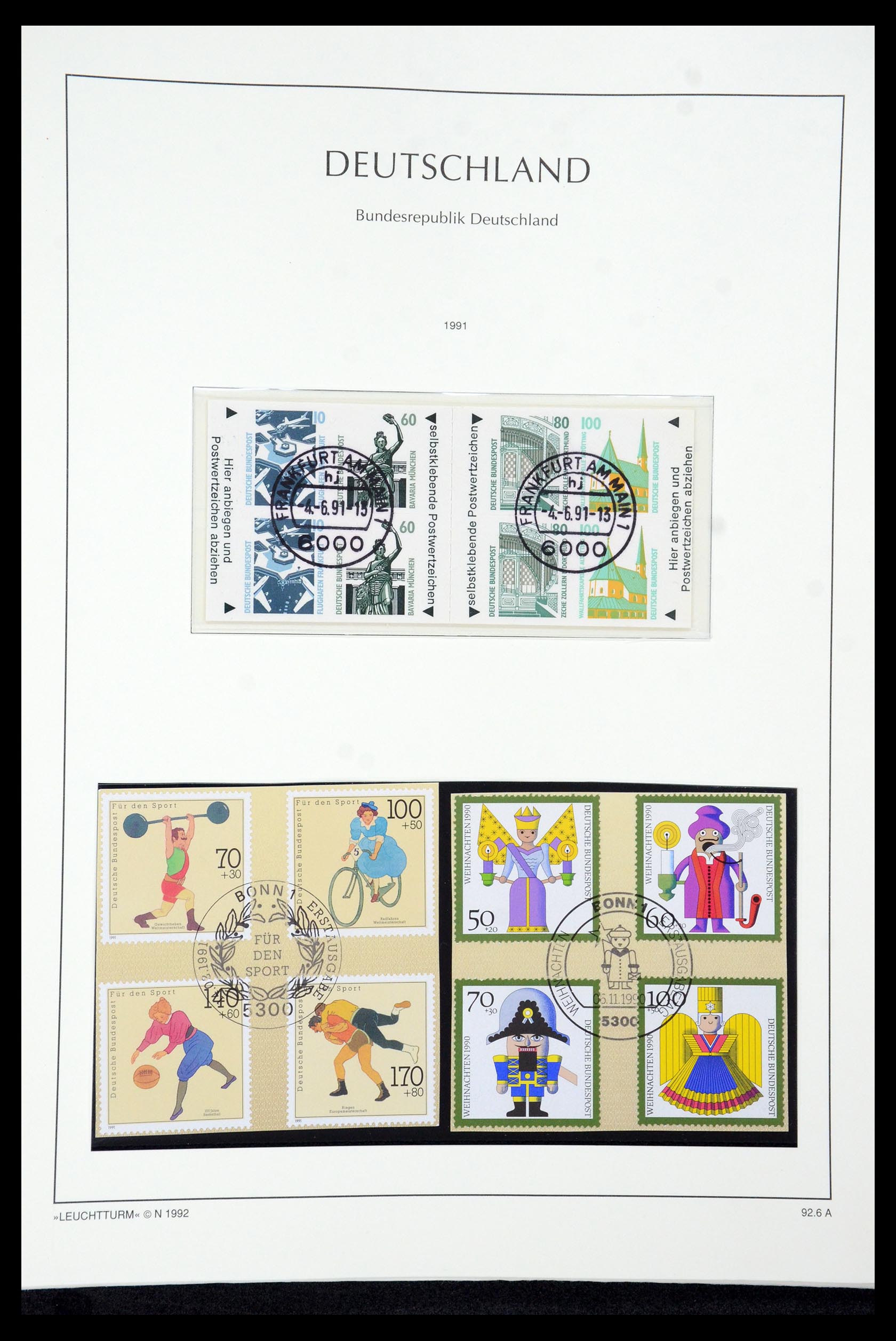 35943 155 - Postzegelverzameling 35943 Bundespost 1949-1992.