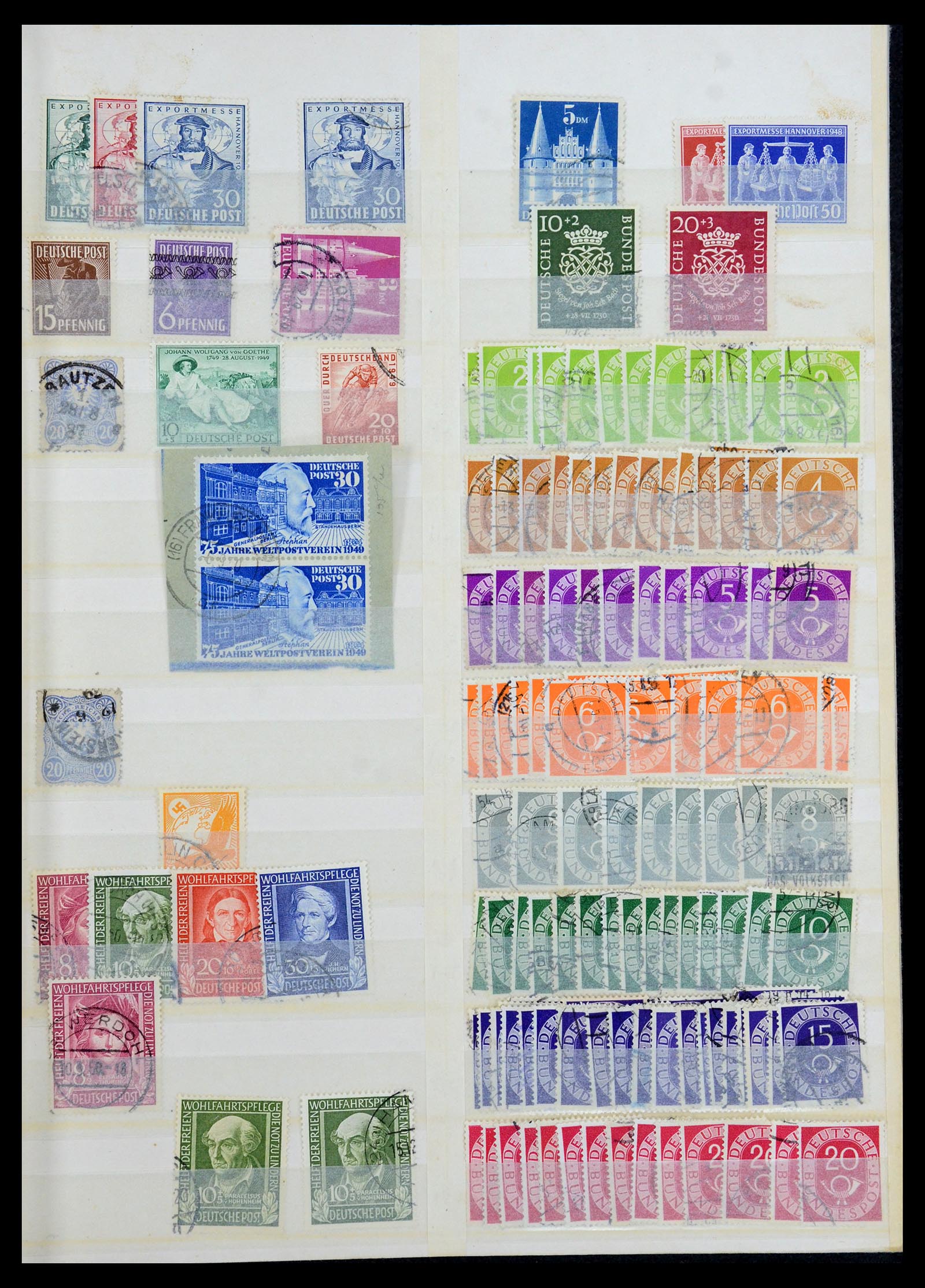 35944 001 - Stamp Collection 35944 Bundespost 1949-1998.
