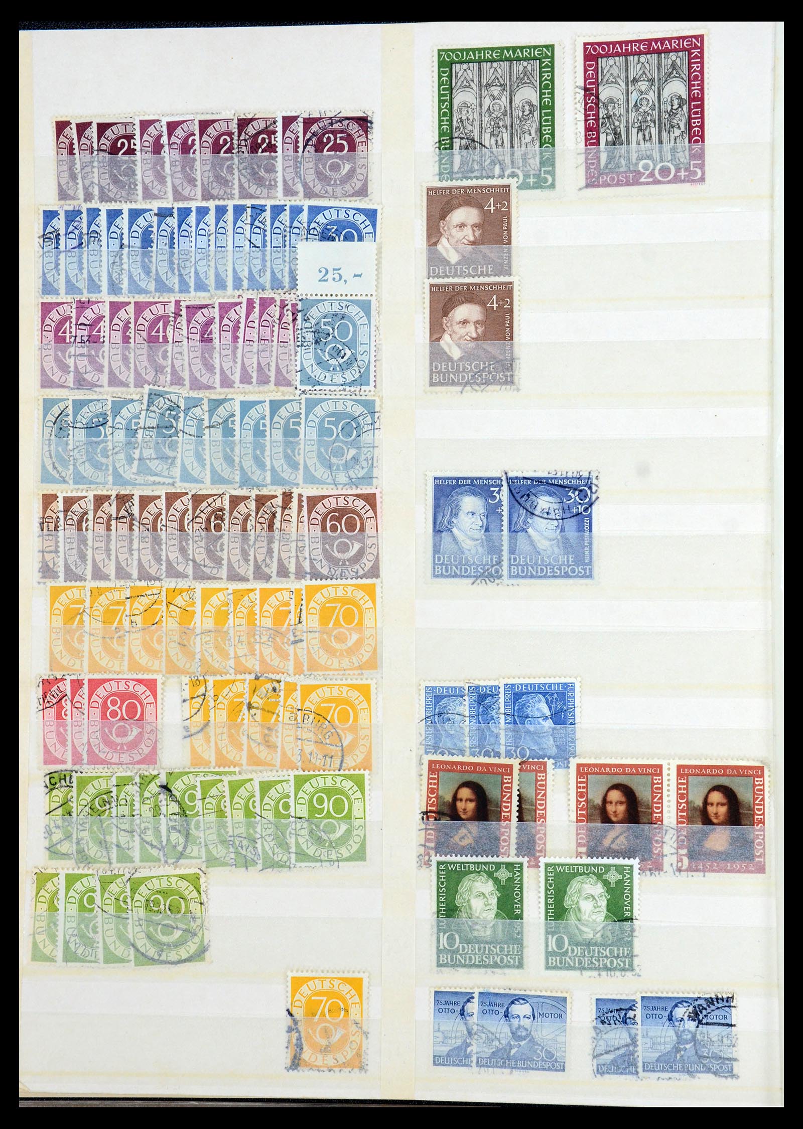 35944 002 - Postzegelverzameling 35944 Bundespost 1949-1998.