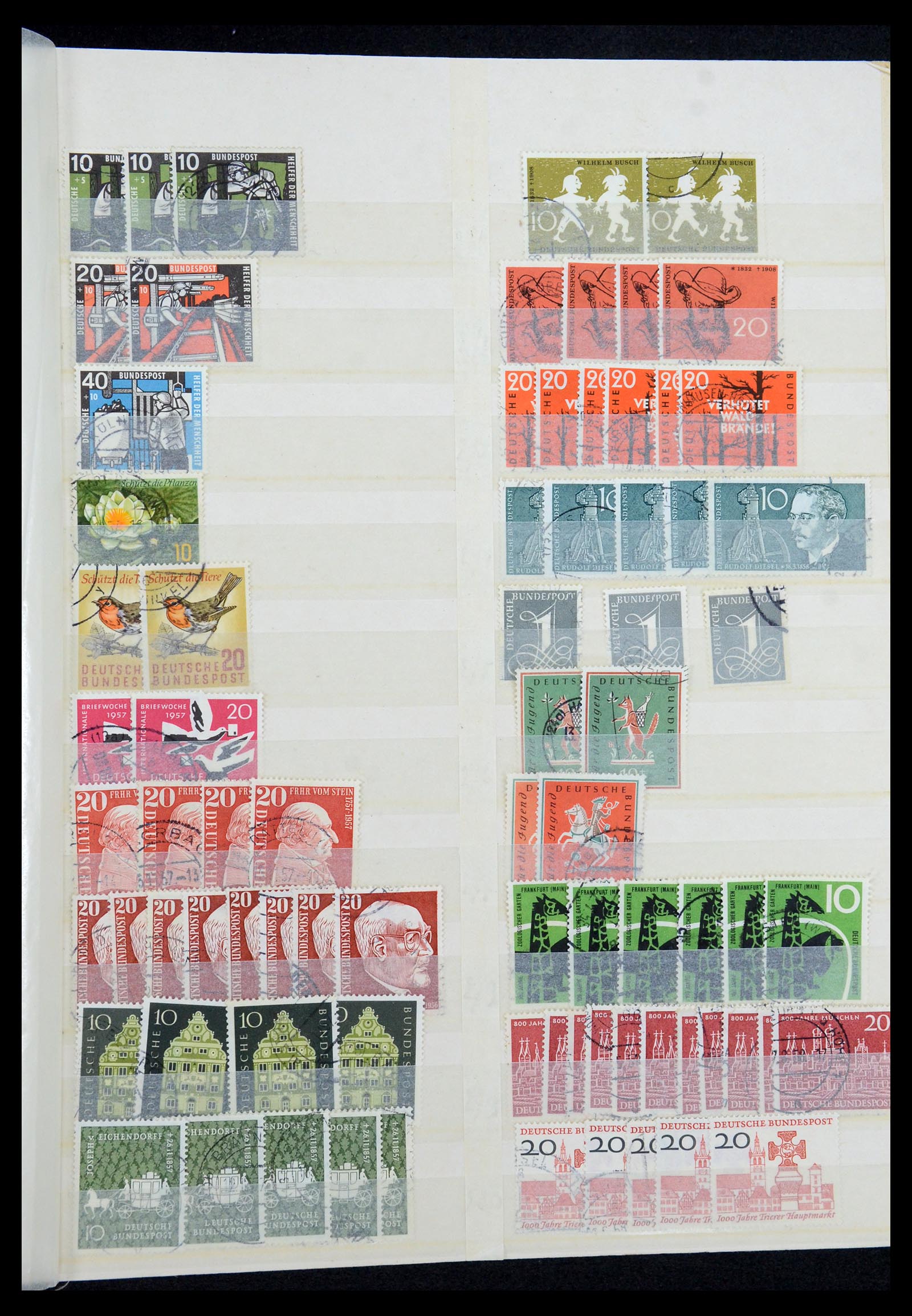 35944 009 - Postzegelverzameling 35944 Bundespost 1949-1998.