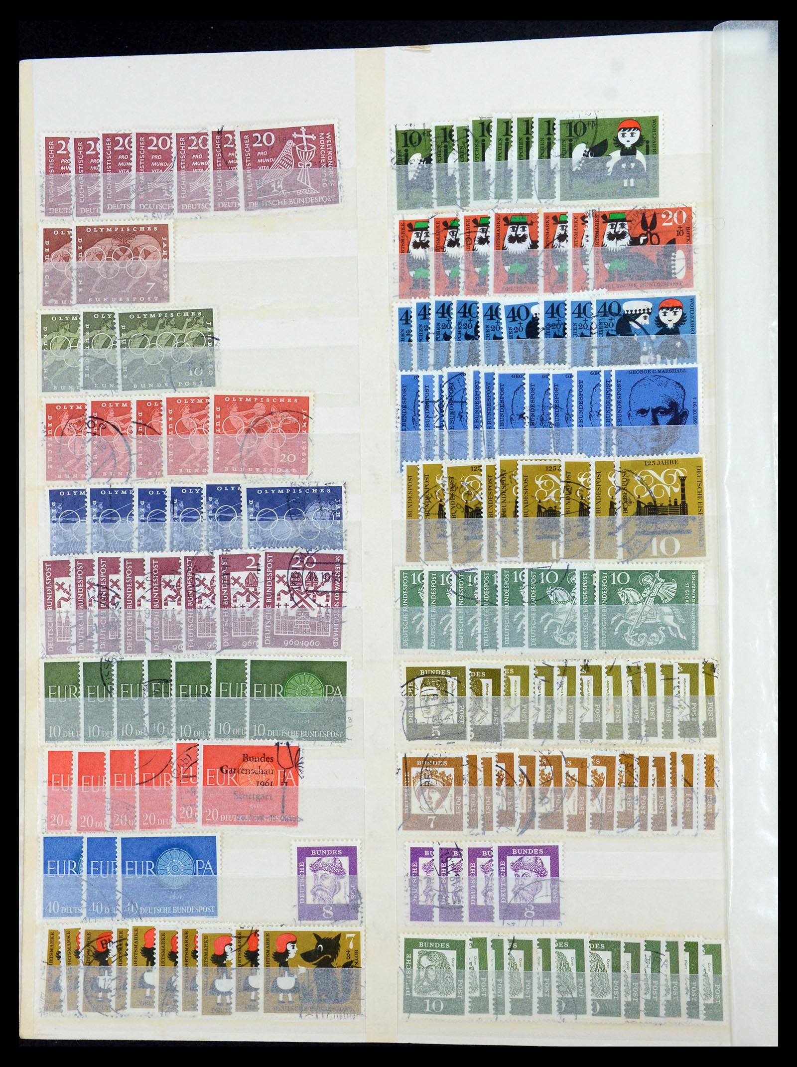 35944 012 - Postzegelverzameling 35944 Bundespost 1949-1998.