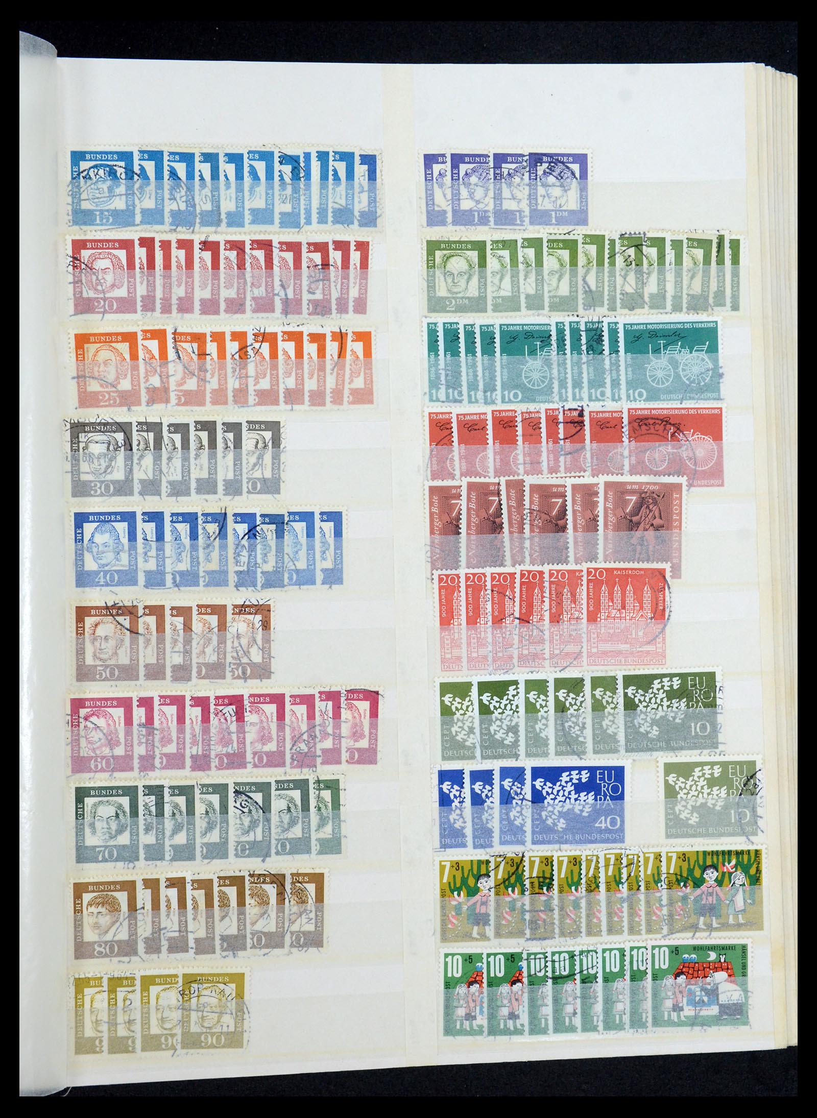 35944 013 - Postzegelverzameling 35944 Bundespost 1949-1998.