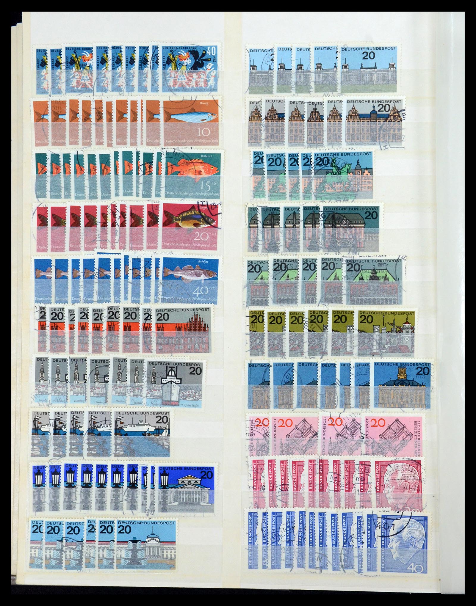 35944 016 - Postzegelverzameling 35944 Bundespost 1949-1998.