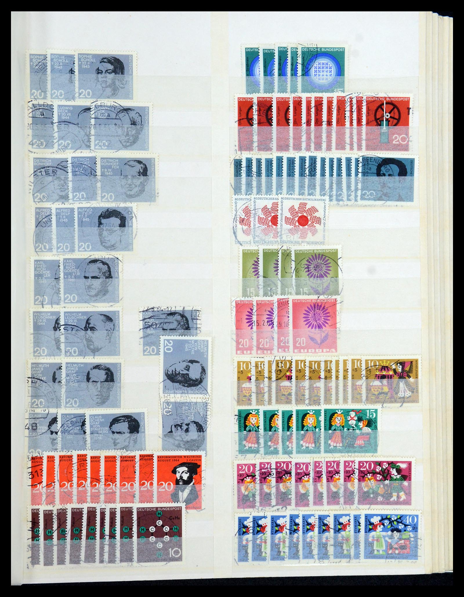 35944 017 - Postzegelverzameling 35944 Bundespost 1949-1998.