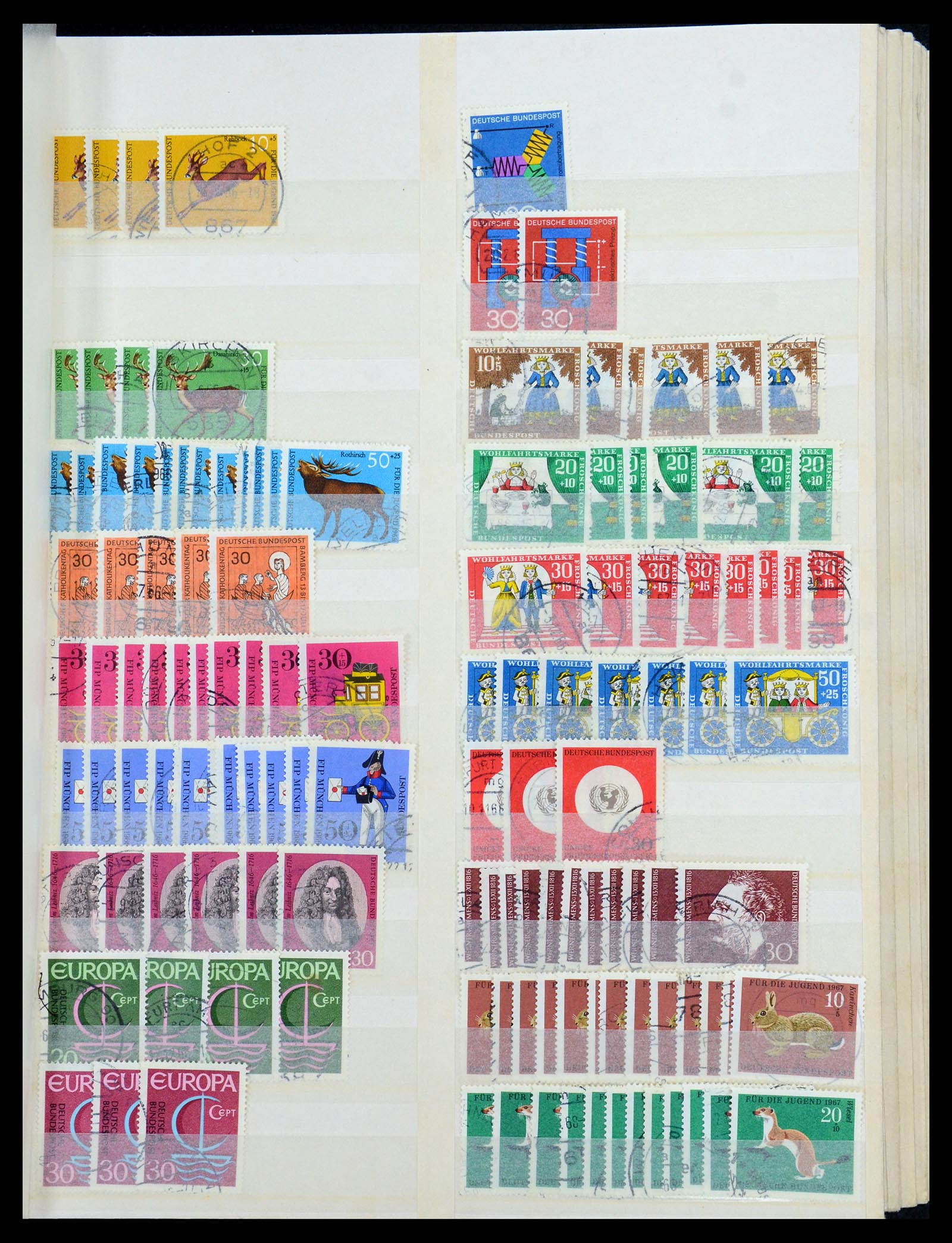 35944 021 - Postzegelverzameling 35944 Bundespost 1949-1998.