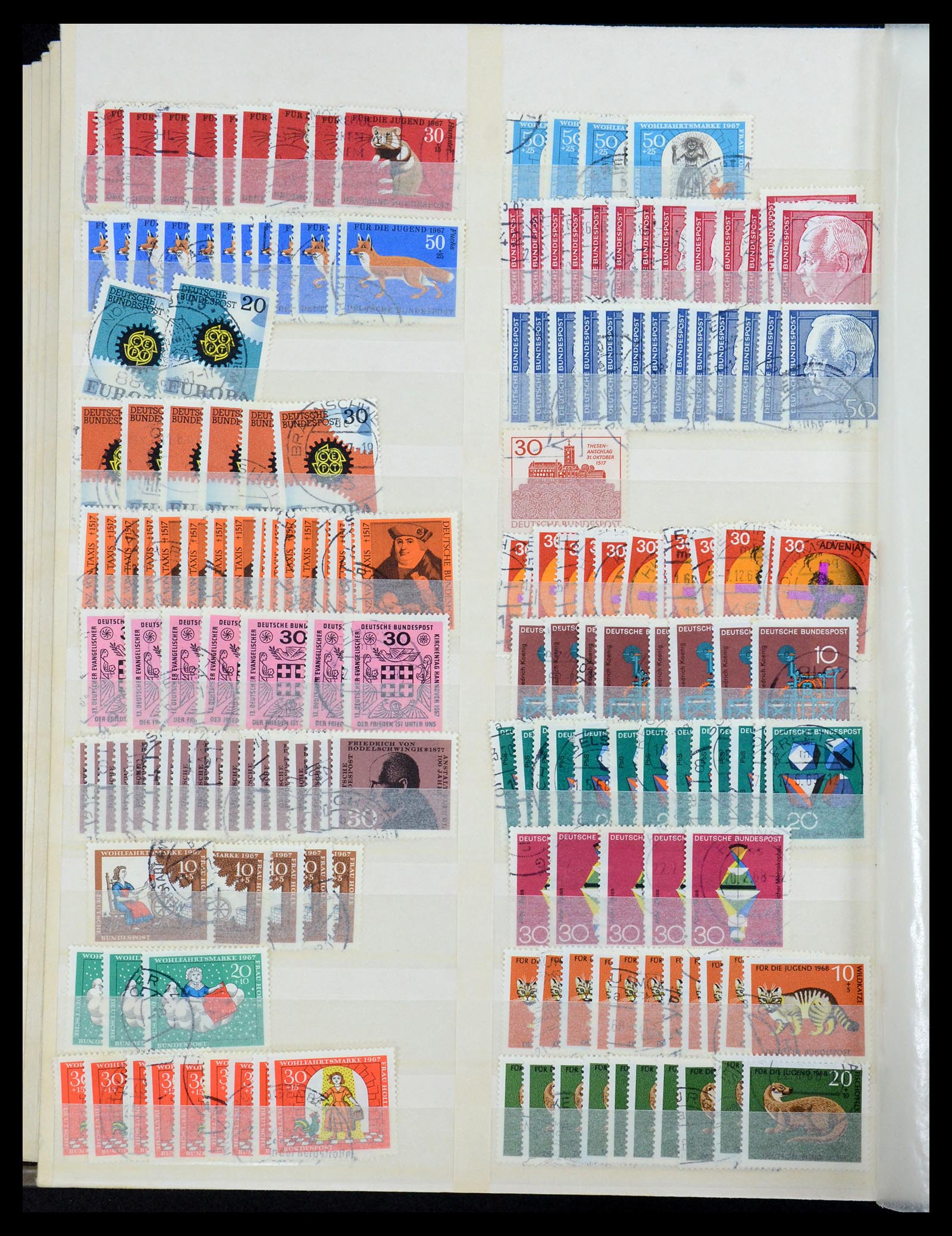 35944 022 - Postzegelverzameling 35944 Bundespost 1949-1998.