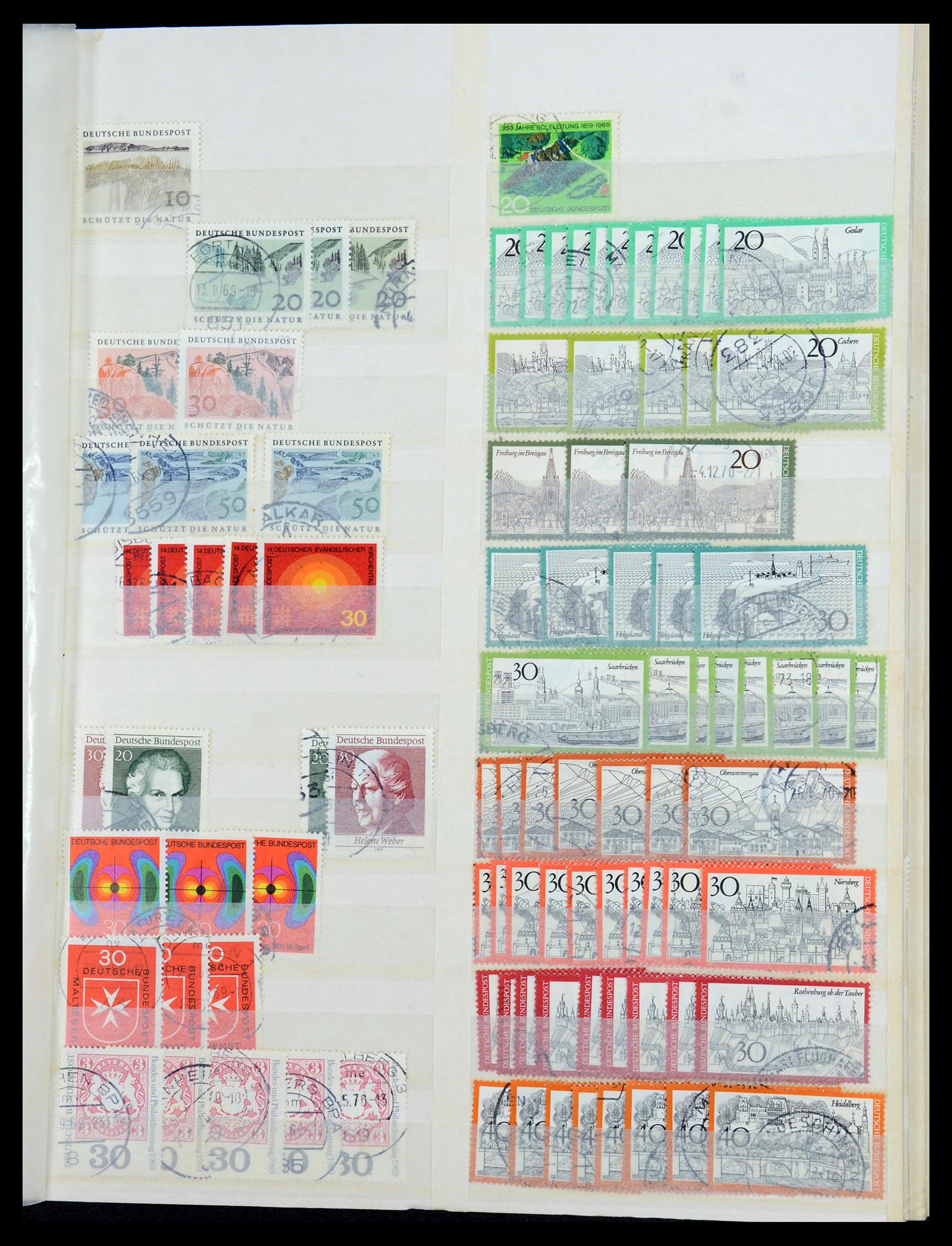 35944 025 - Postzegelverzameling 35944 Bundespost 1949-1998.