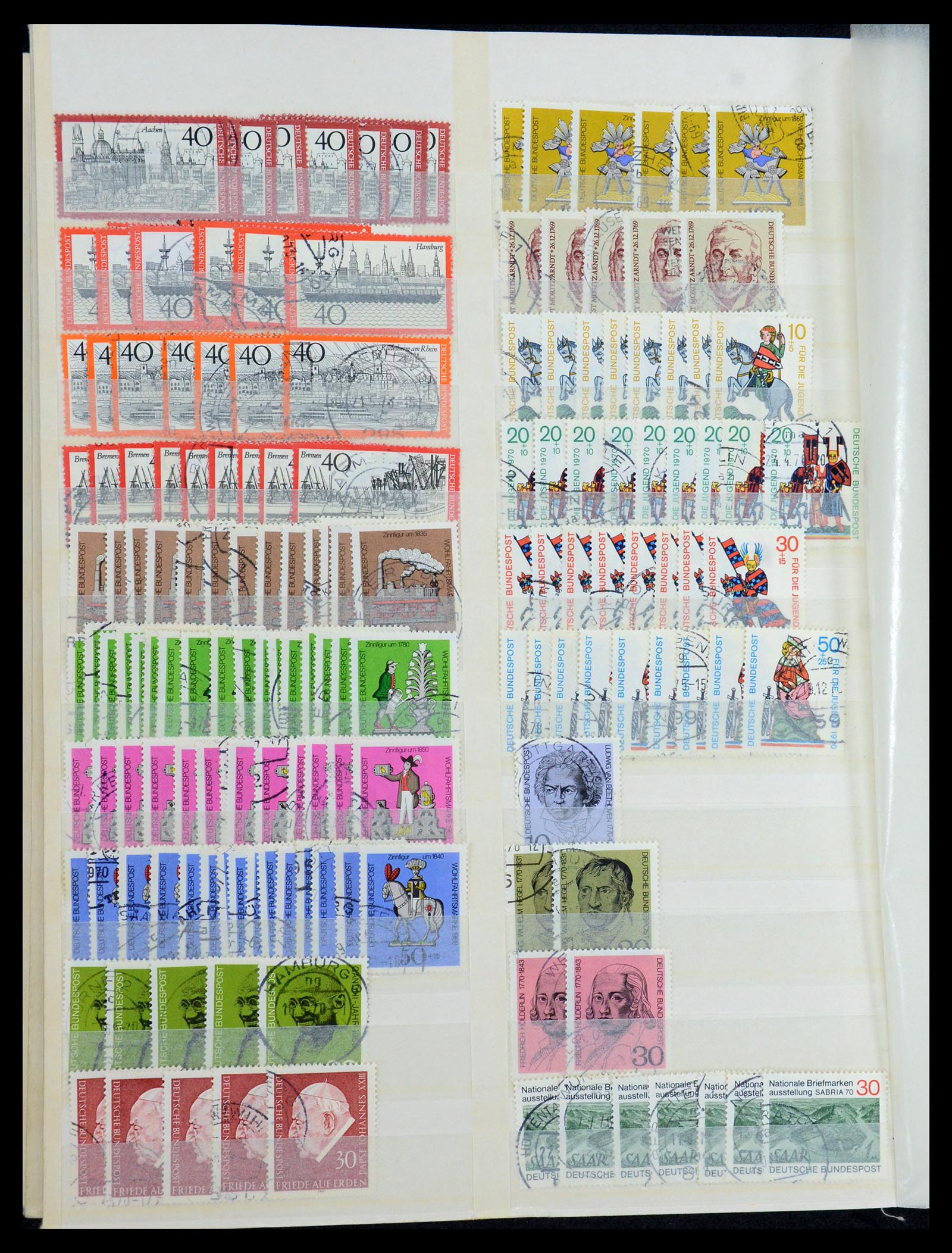 35944 026 - Postzegelverzameling 35944 Bundespost 1949-1998.