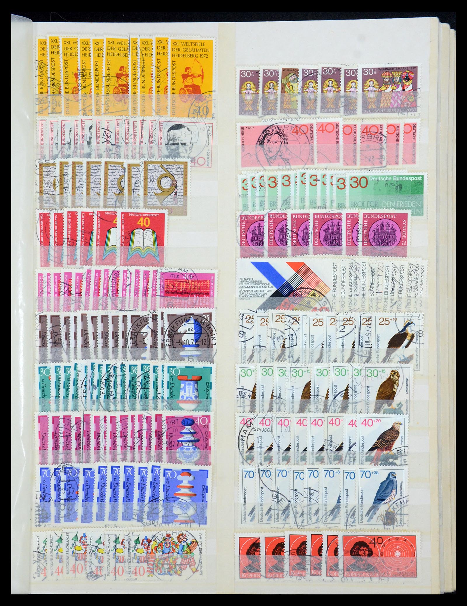 35944 033 - Postzegelverzameling 35944 Bundespost 1949-1998.
