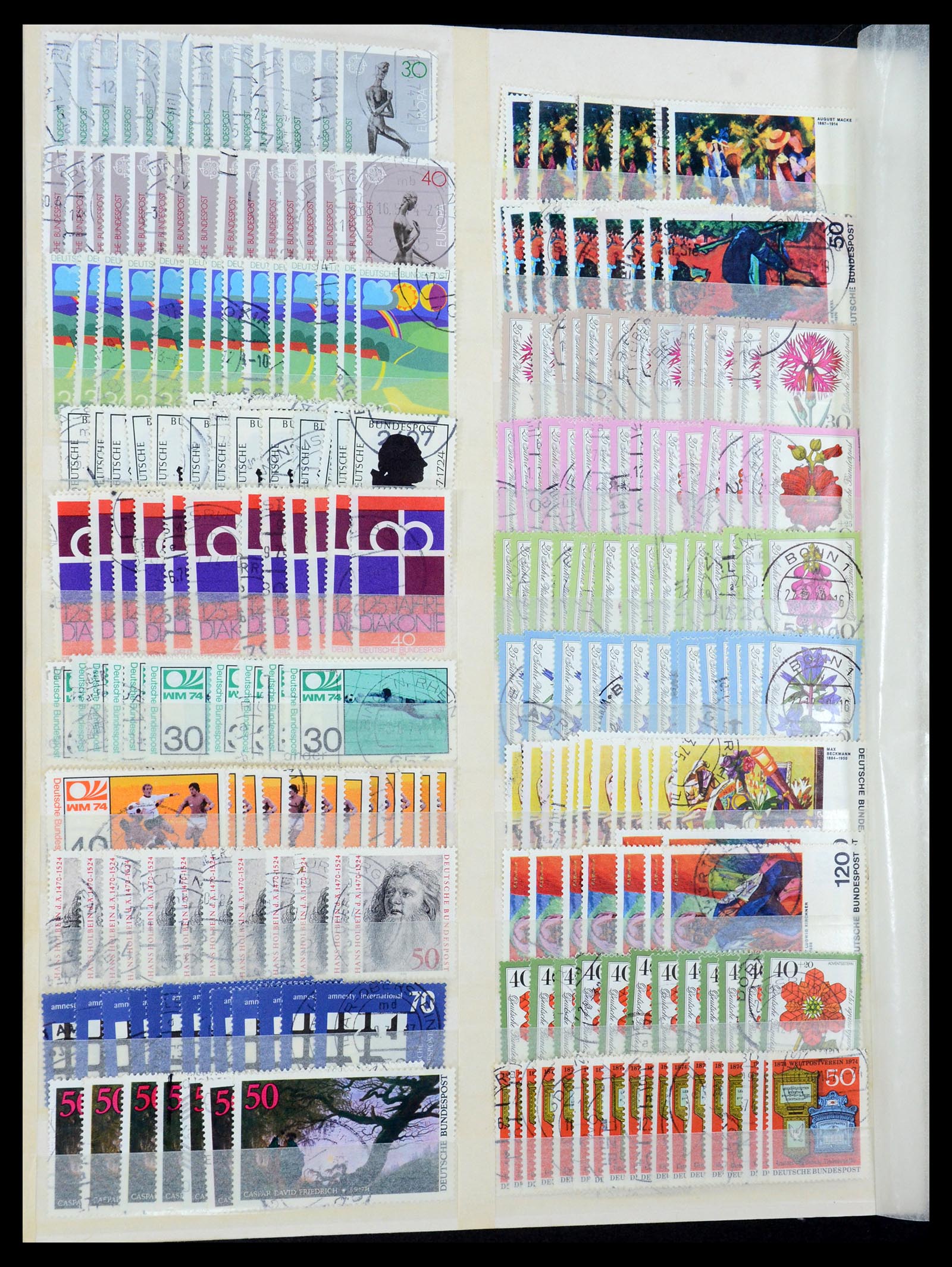 35944 036 - Postzegelverzameling 35944 Bundespost 1949-1998.
