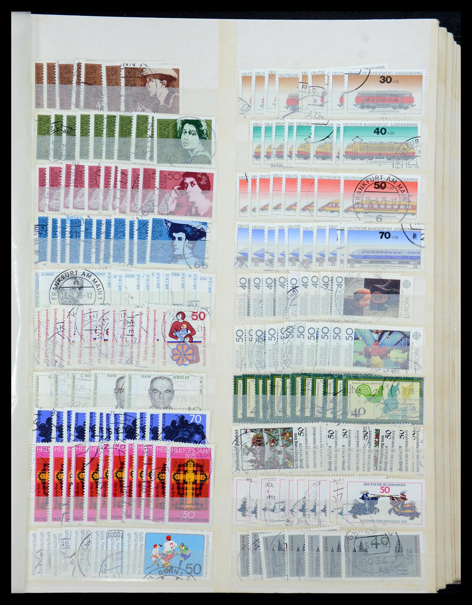 35944 037 - Postzegelverzameling 35944 Bundespost 1949-1998.