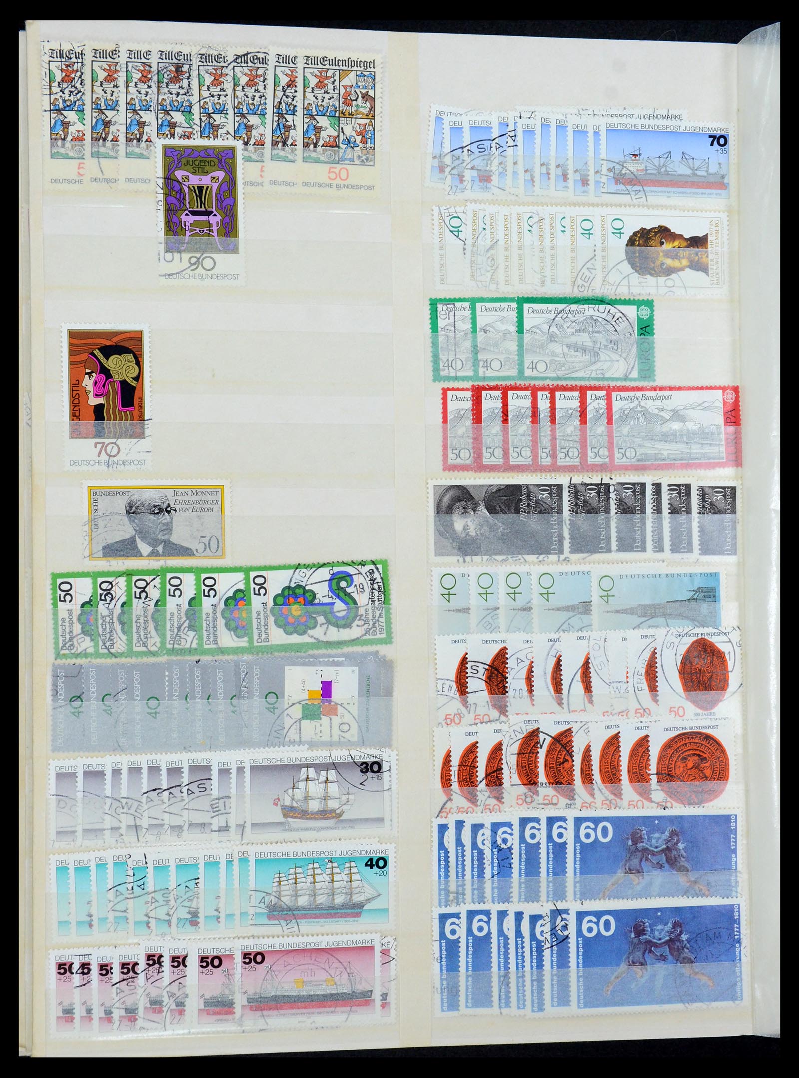 35944 042 - Postzegelverzameling 35944 Bundespost 1949-1998.