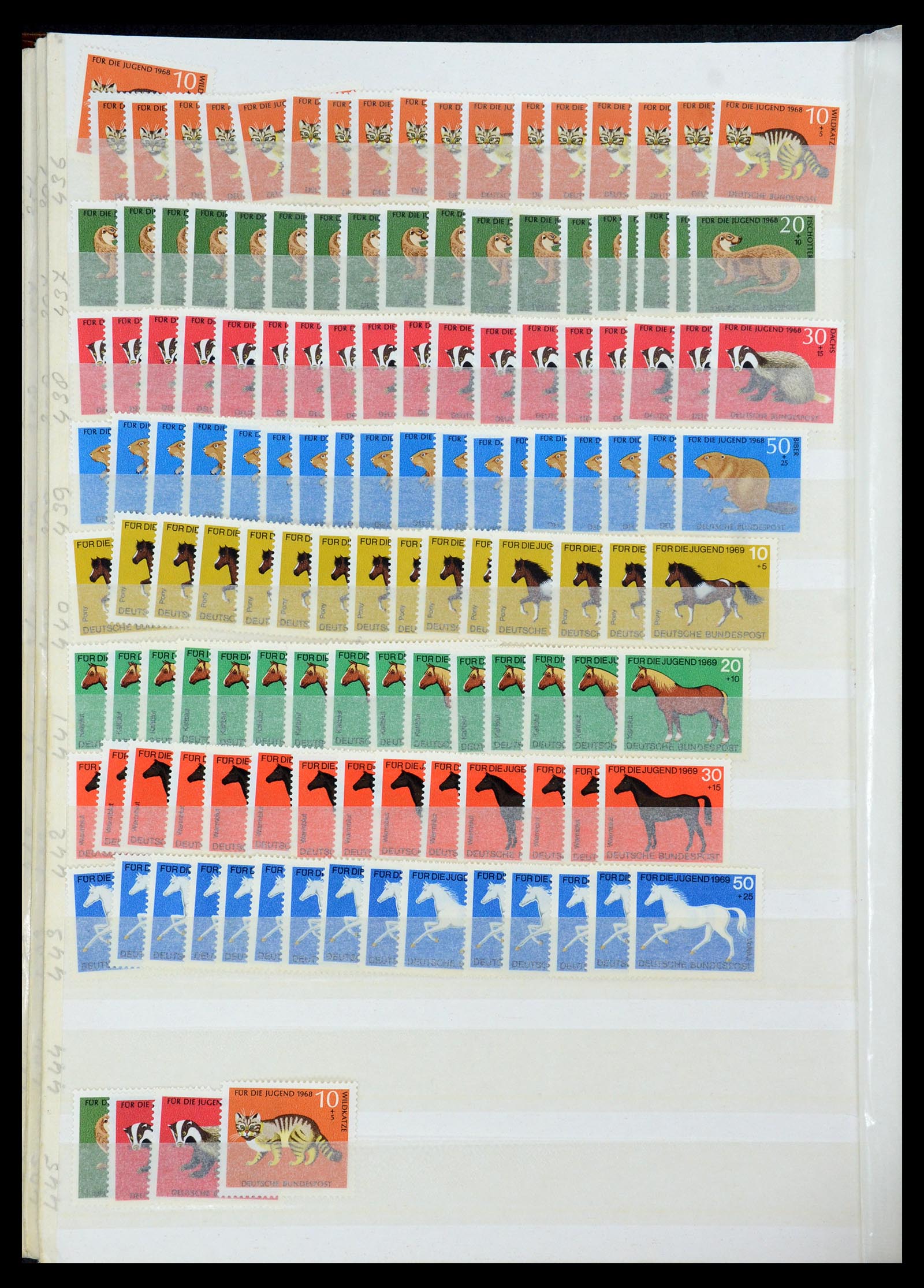 35944 072 - Stamp Collection 35944 Bundespost 1949-1998.