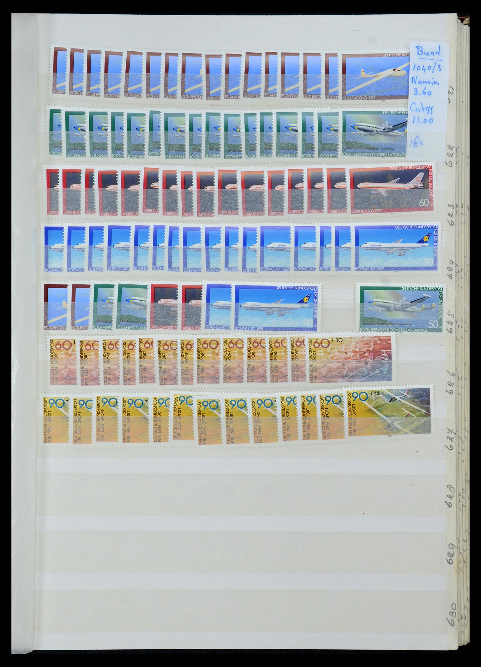 35944 081 - Postzegelverzameling 35944 Bundespost 1949-1998.