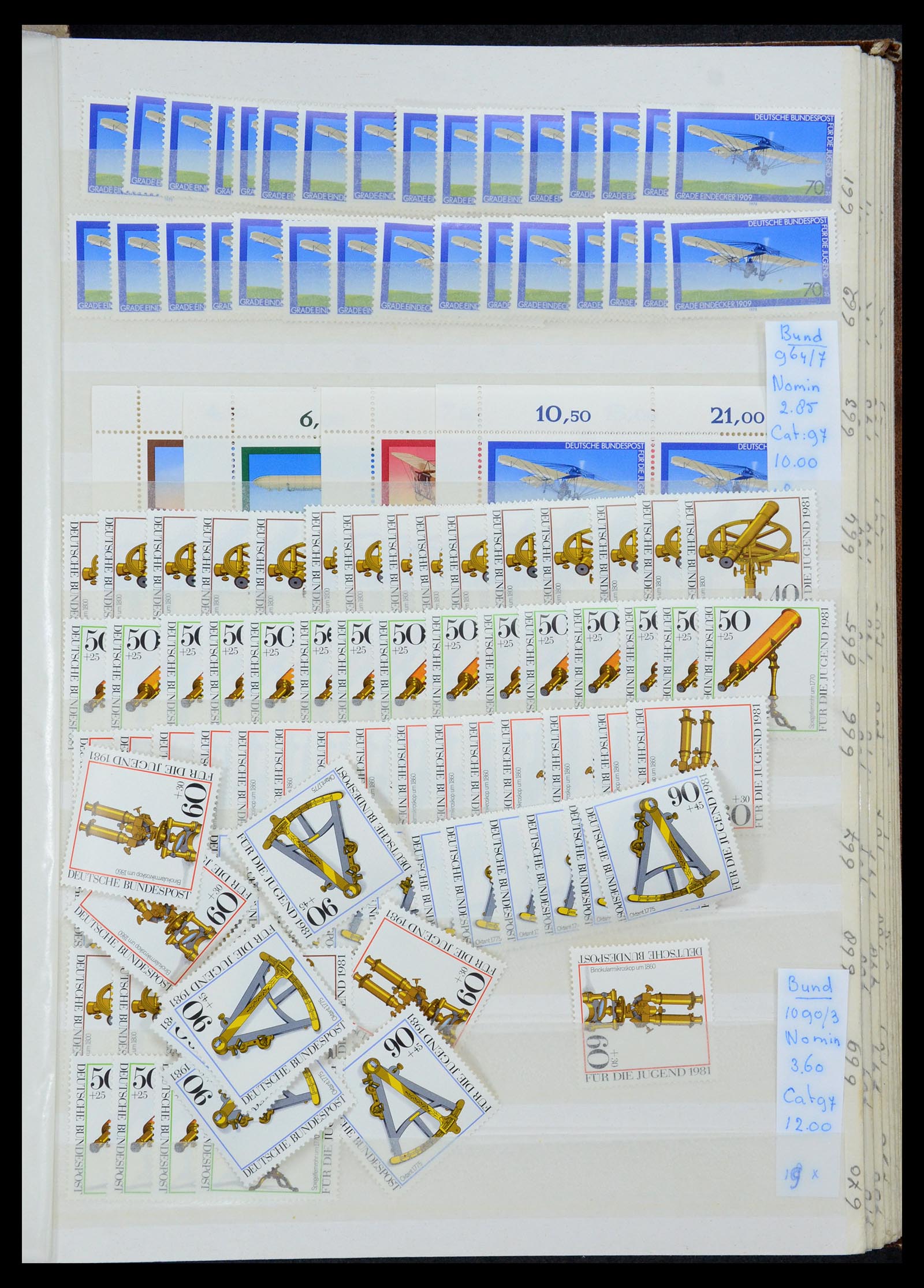 35944 083 - Postzegelverzameling 35944 Bundespost 1949-1998.