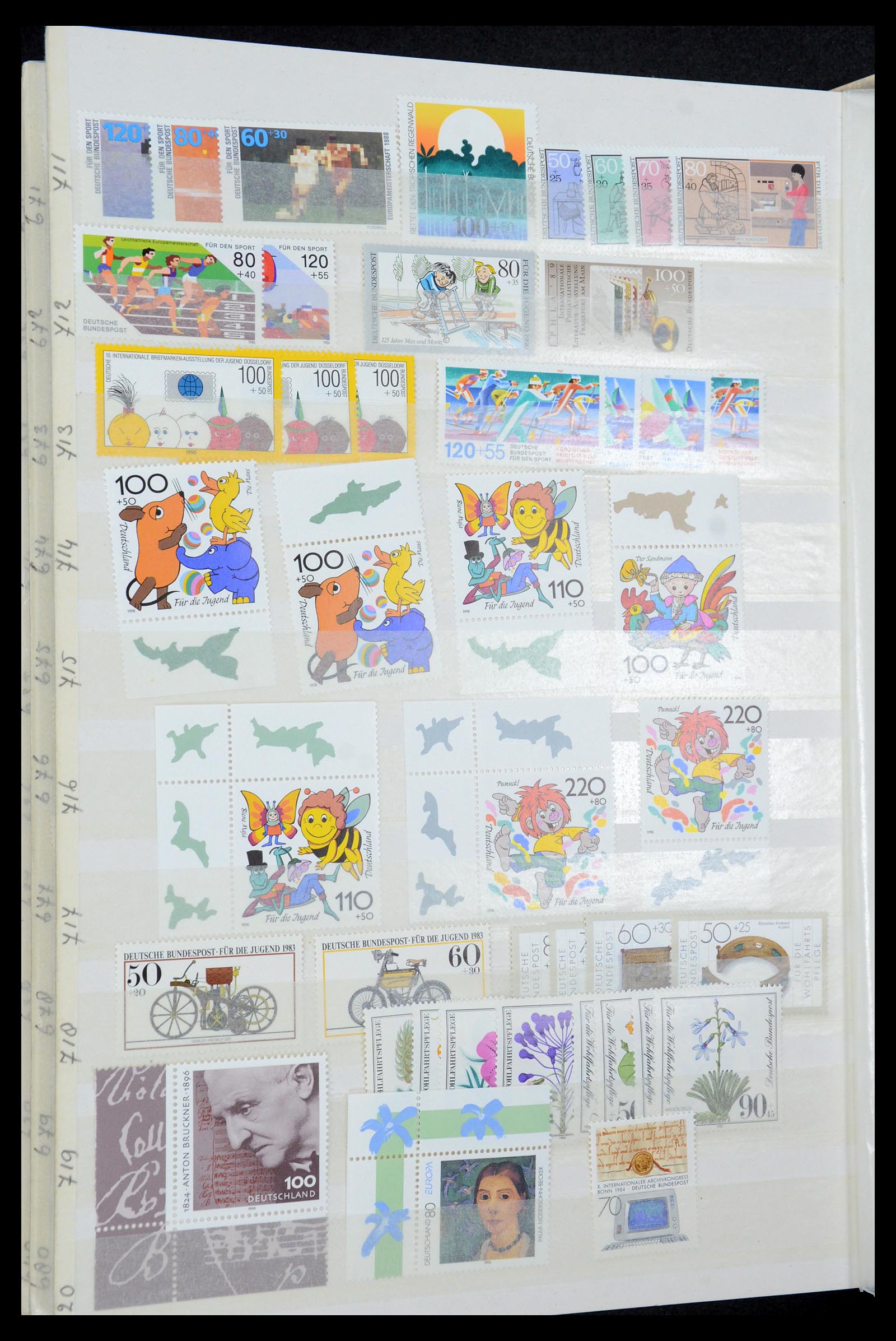 35944 086 - Postzegelverzameling 35944 Bundespost 1949-1998.