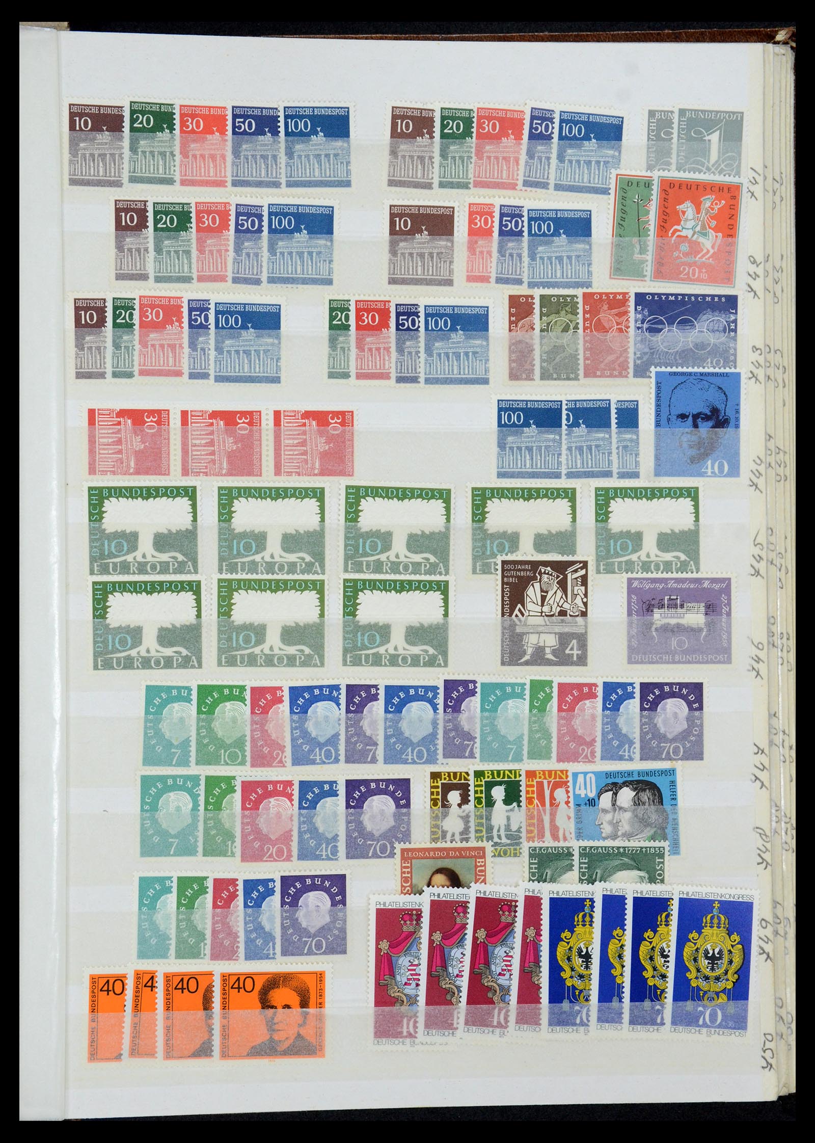 35944 087 - Postzegelverzameling 35944 Bundespost 1949-1998.