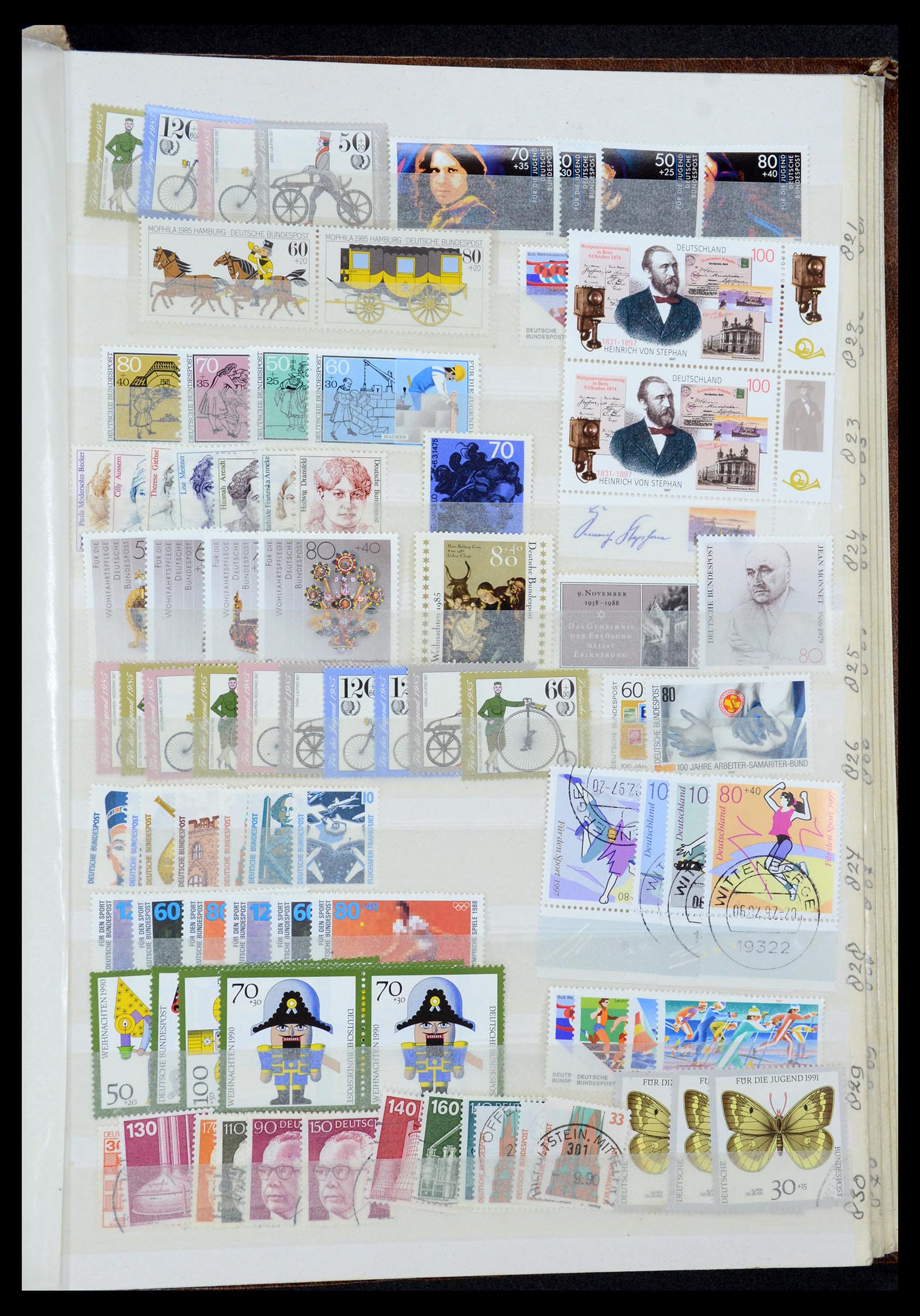 35944 091 - Postzegelverzameling 35944 Bundespost 1949-1998.