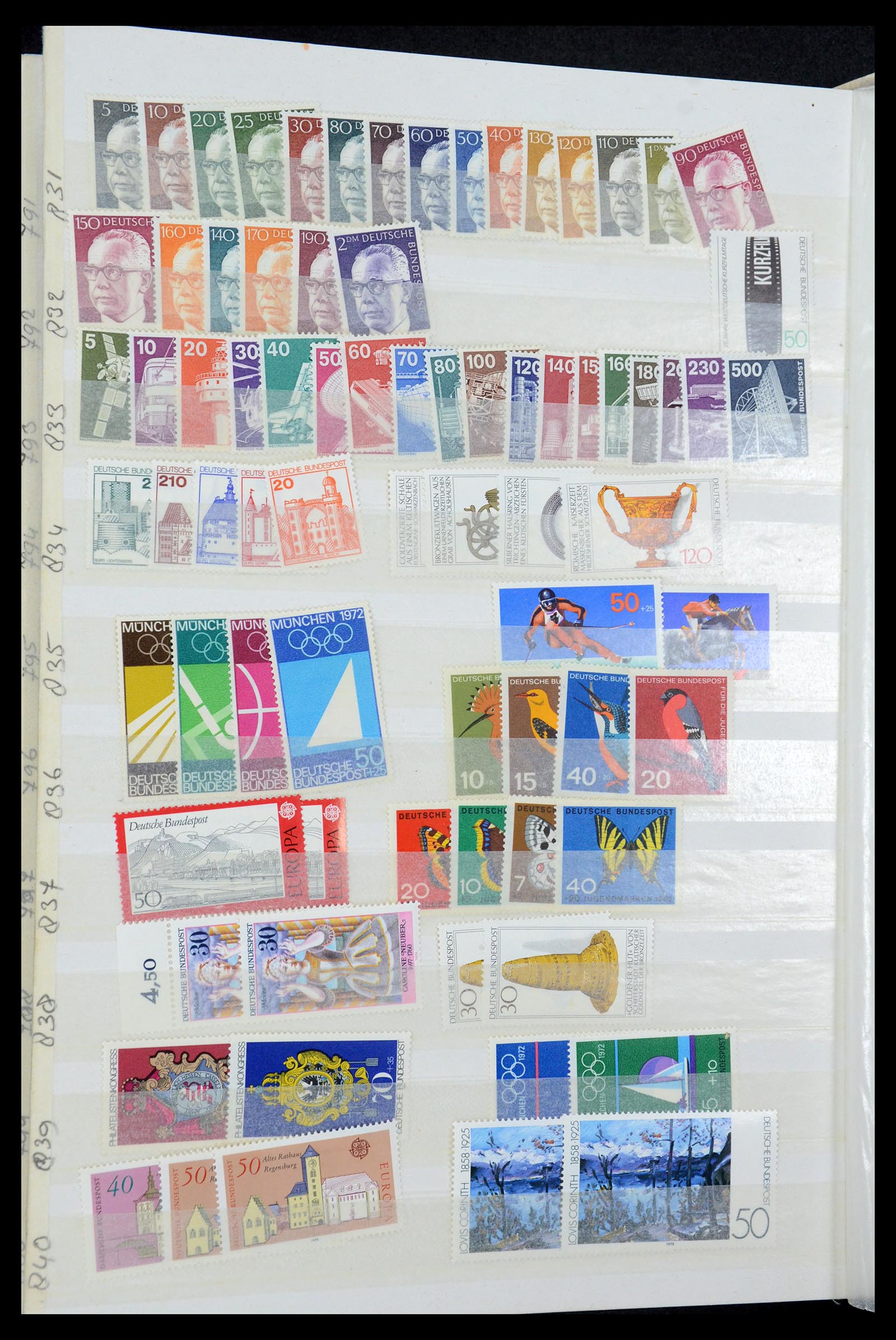 35944 092 - Postzegelverzameling 35944 Bundespost 1949-1998.