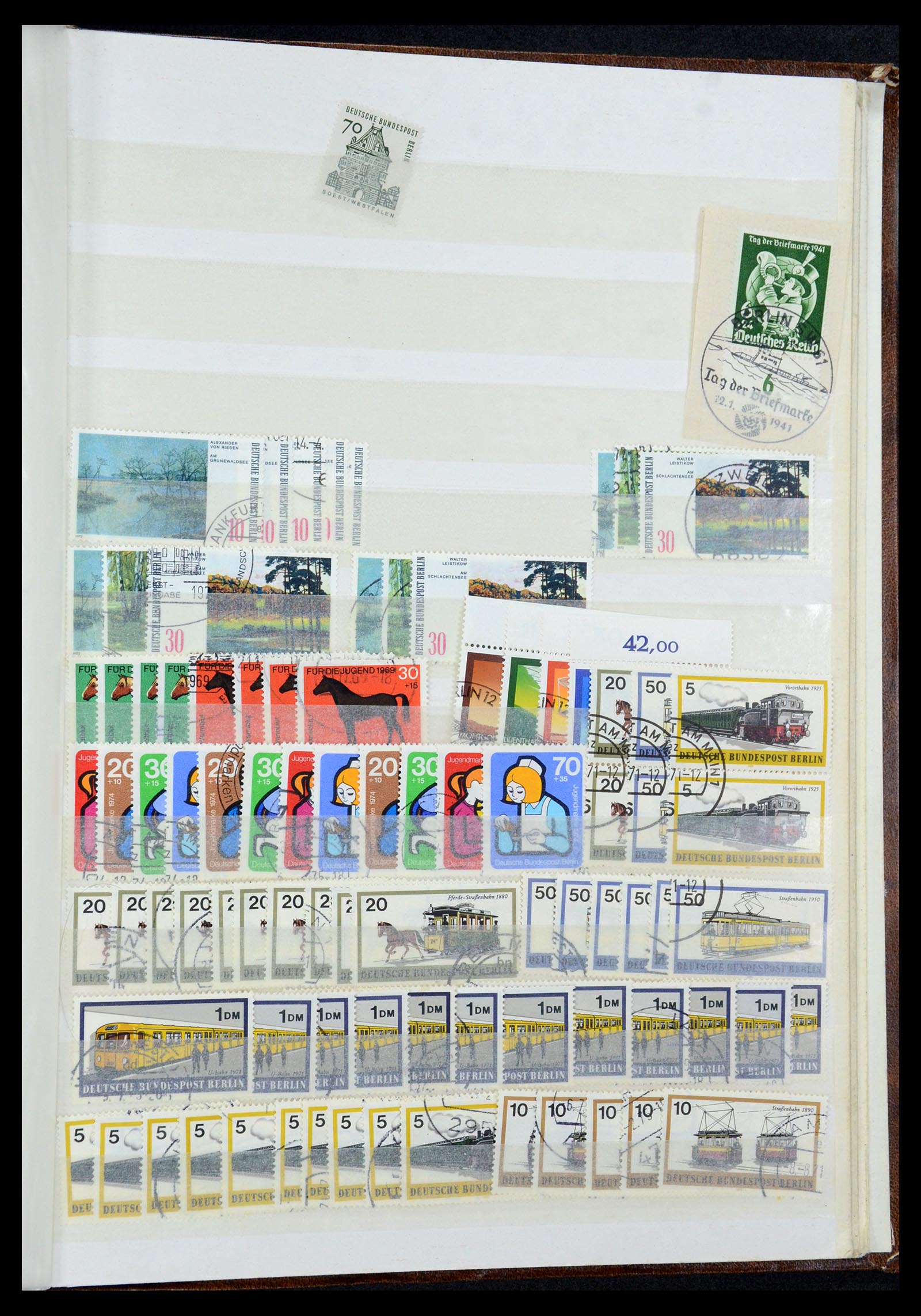 35944 095 - Postzegelverzameling 35944 Bundespost 1949-1998.