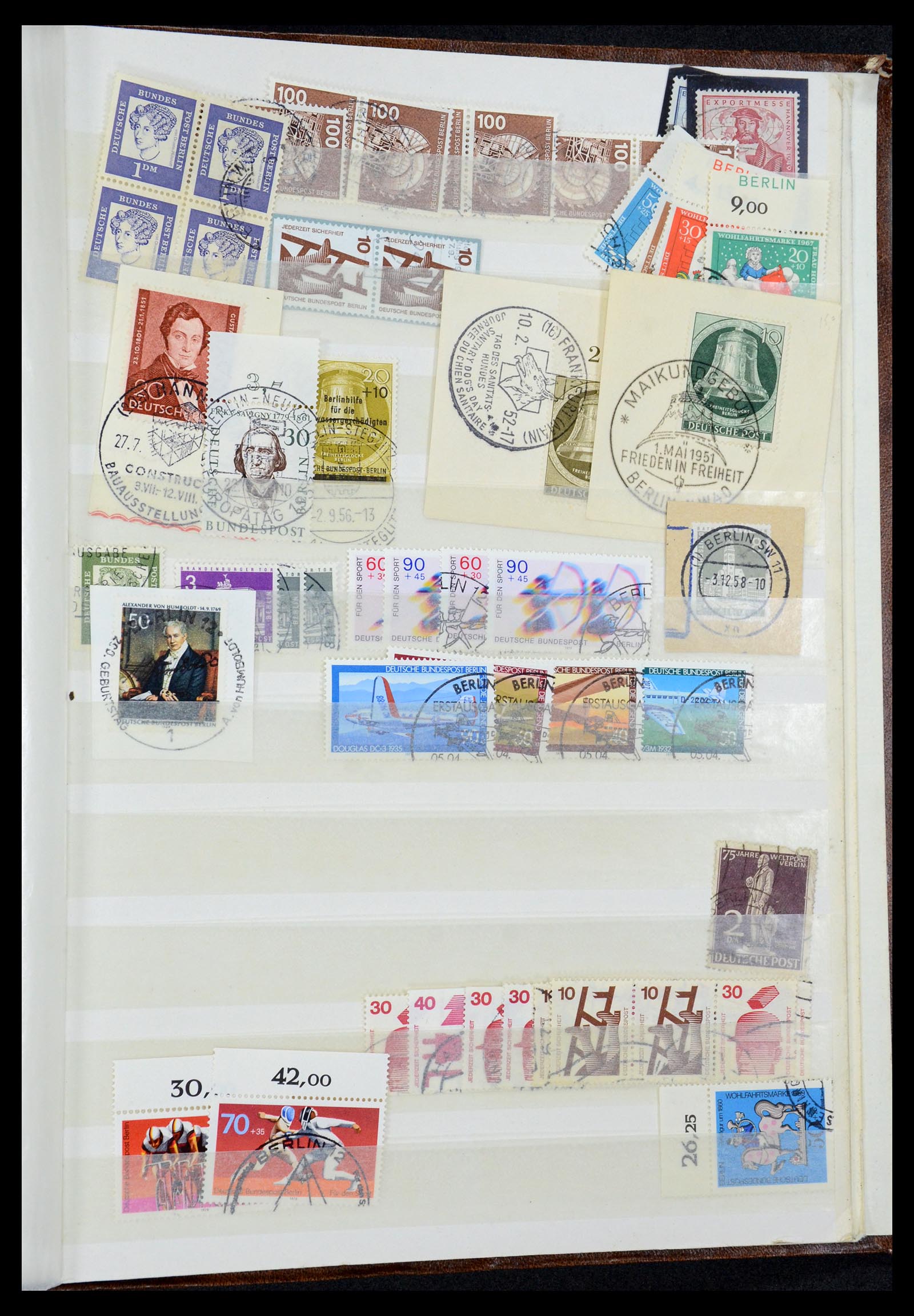 35944 097 - Postzegelverzameling 35944 Bundespost 1949-1998.