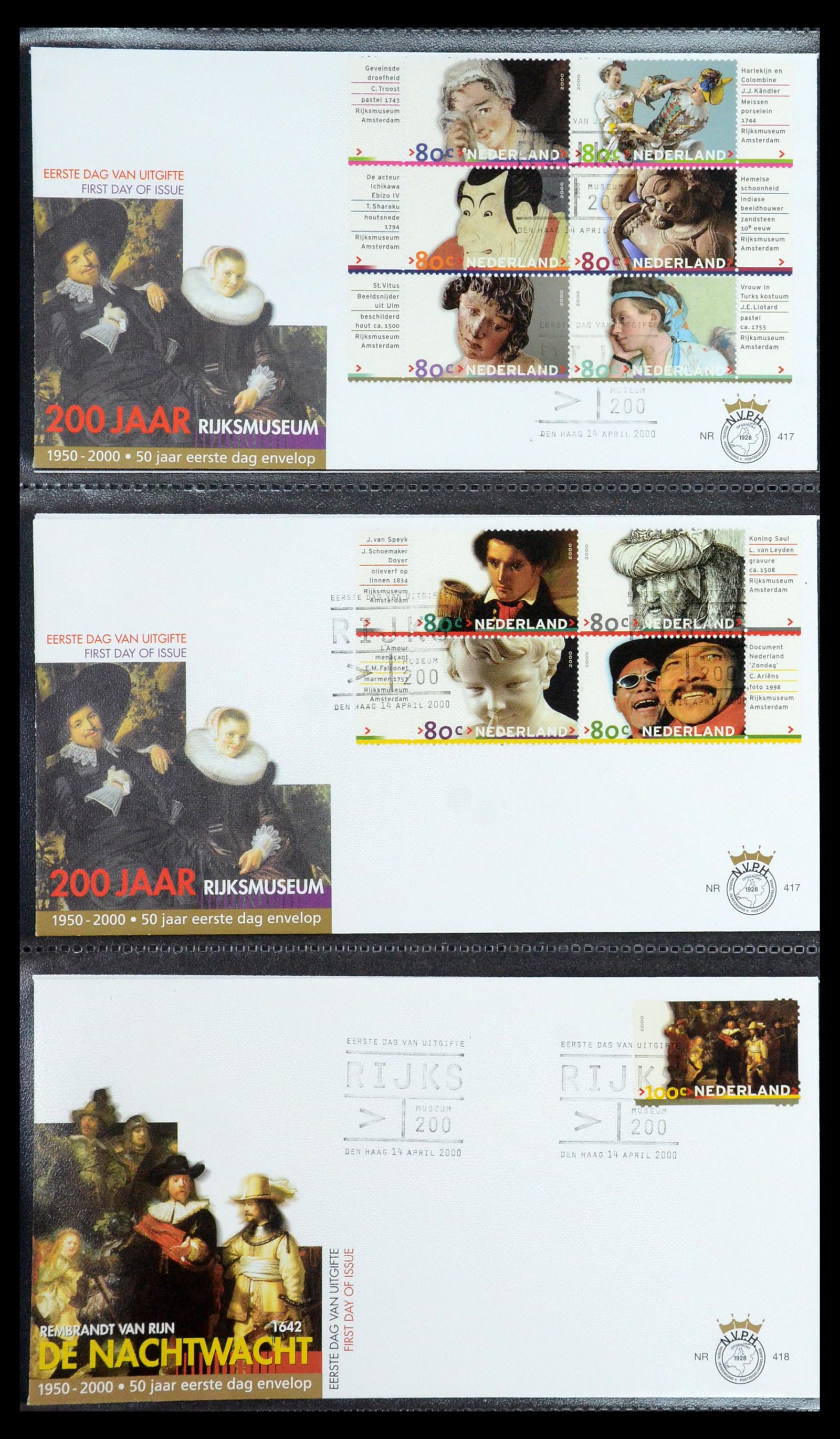 35946 003 - Postzegelverzameling 35946 Nederland FDC's 2000-2019.