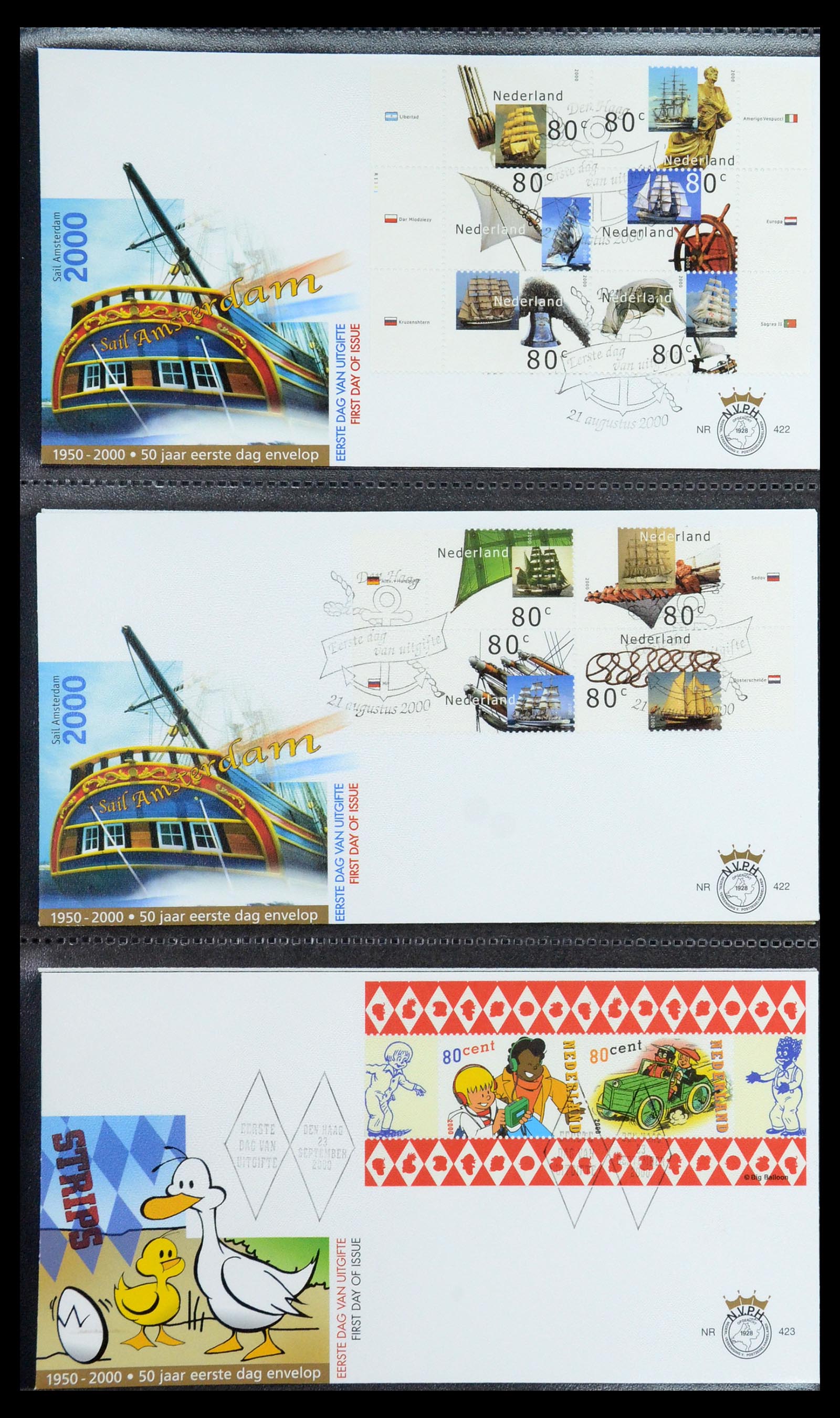 35946 005 - Postzegelverzameling 35946 Nederland FDC's 2000-2019.