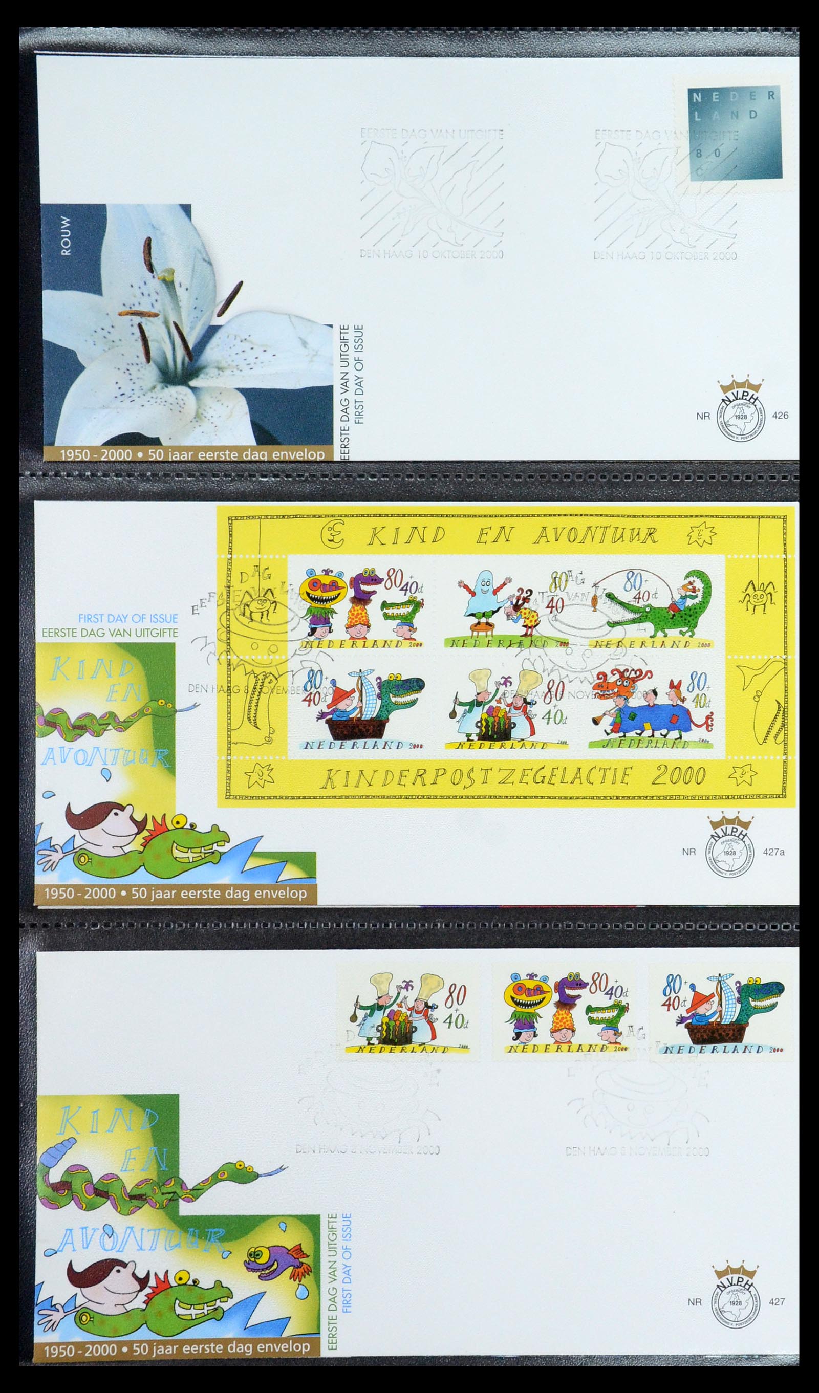 35946 007 - Postzegelverzameling 35946 Nederland FDC's 2000-2019.