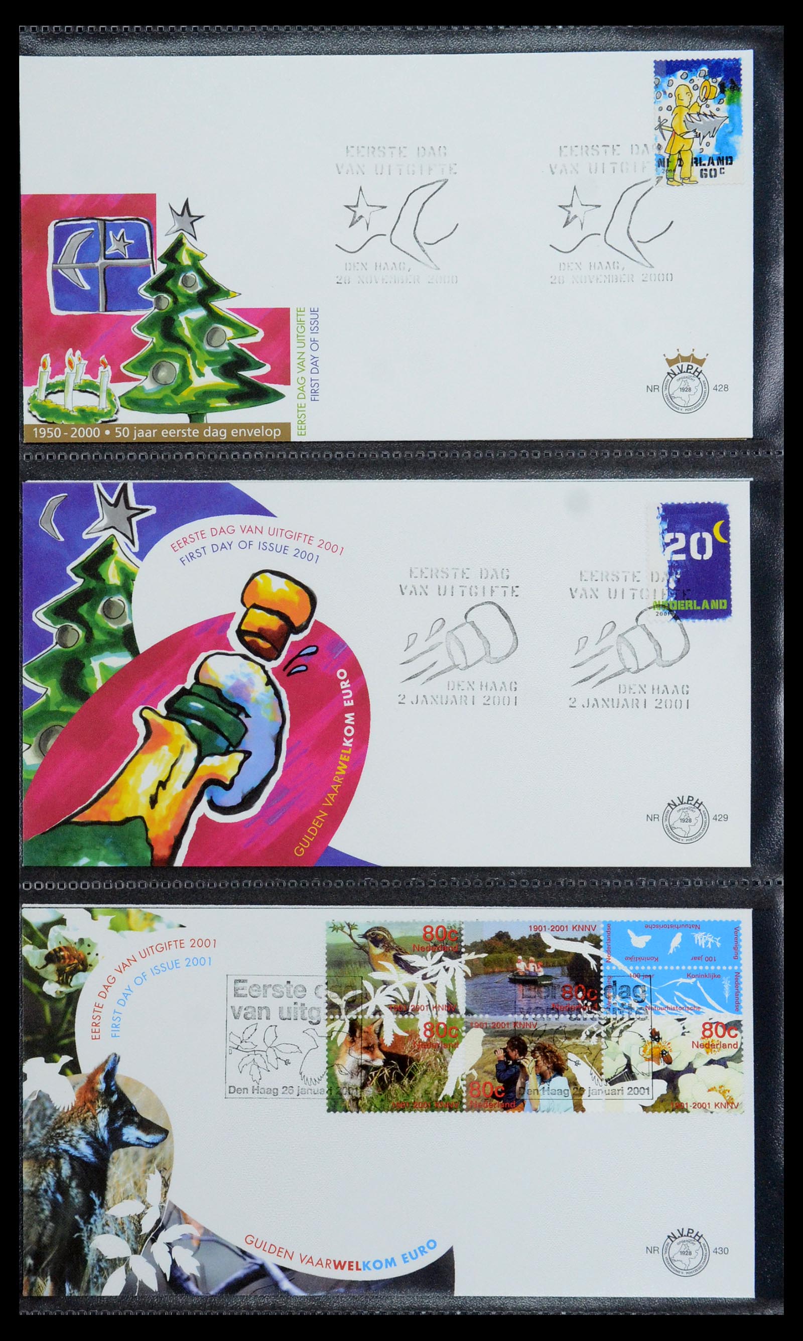 35946 008 - Postzegelverzameling 35946 Nederland FDC's 2000-2019.