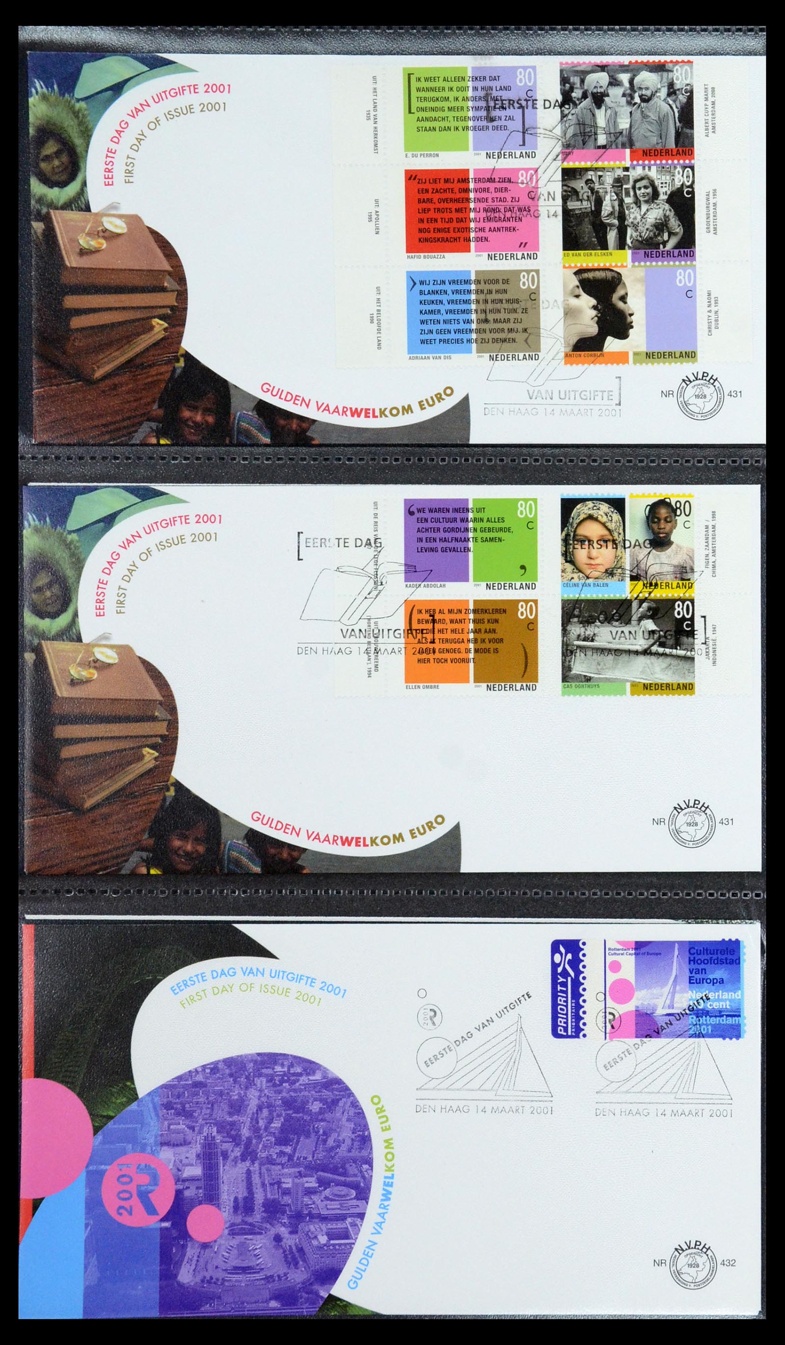 35946 009 - Stamp Collection 35946 Netherlands FDC's 2000-2019.