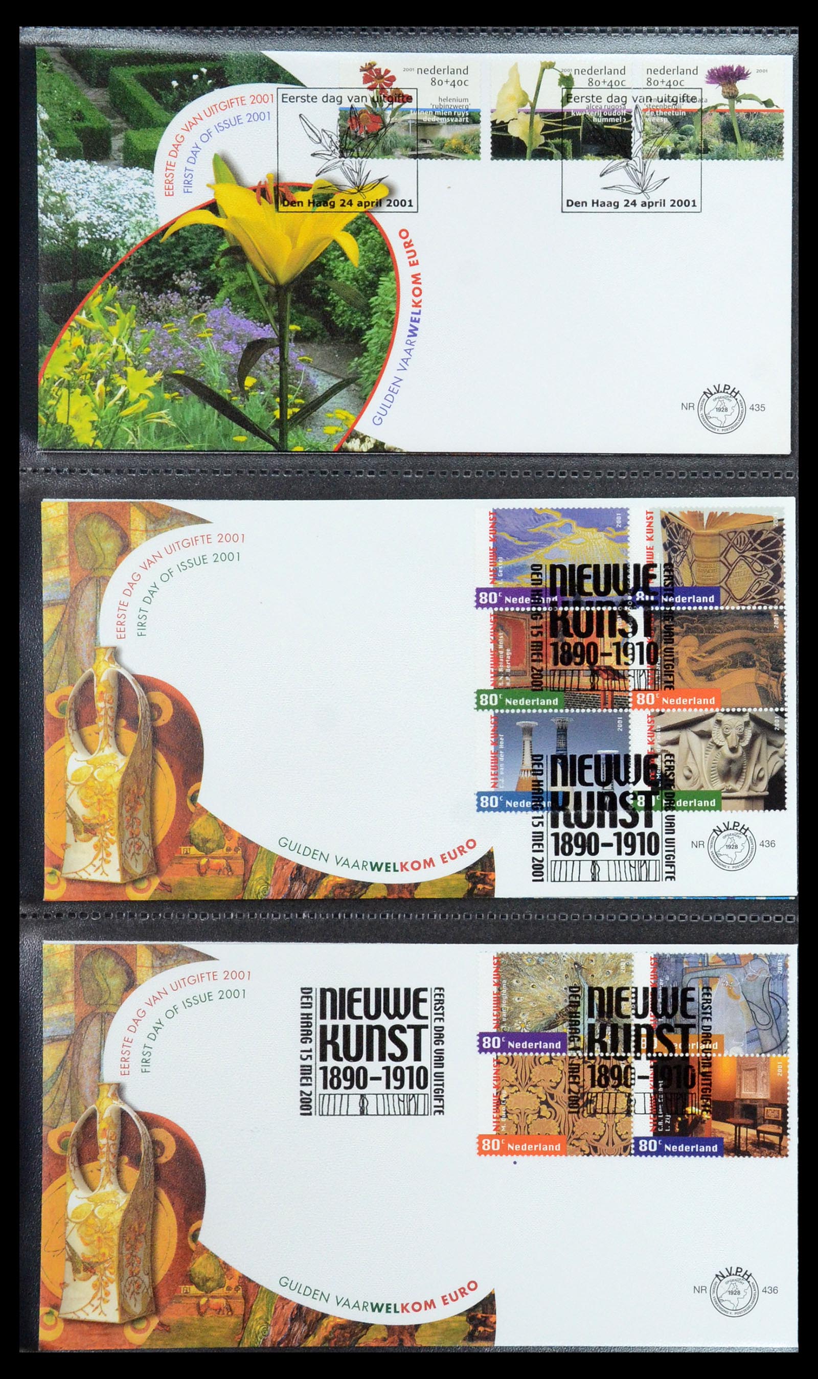 35946 011 - Postzegelverzameling 35946 Nederland FDC's 2000-2019.