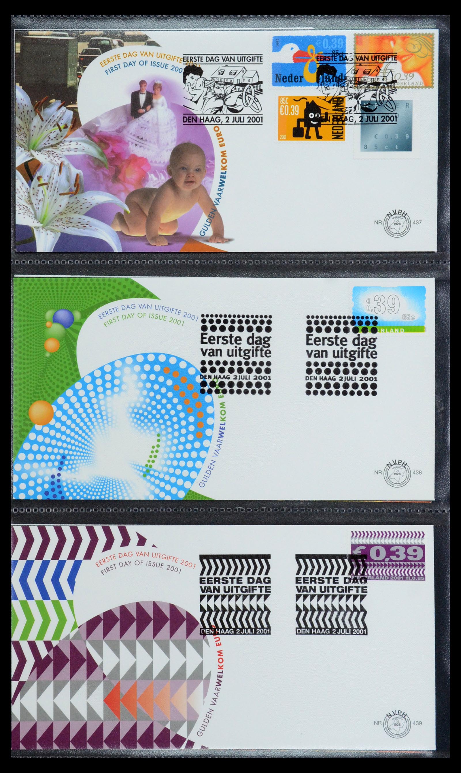 35946 012 - Stamp Collection 35946 Netherlands FDC's 2000-2019.
