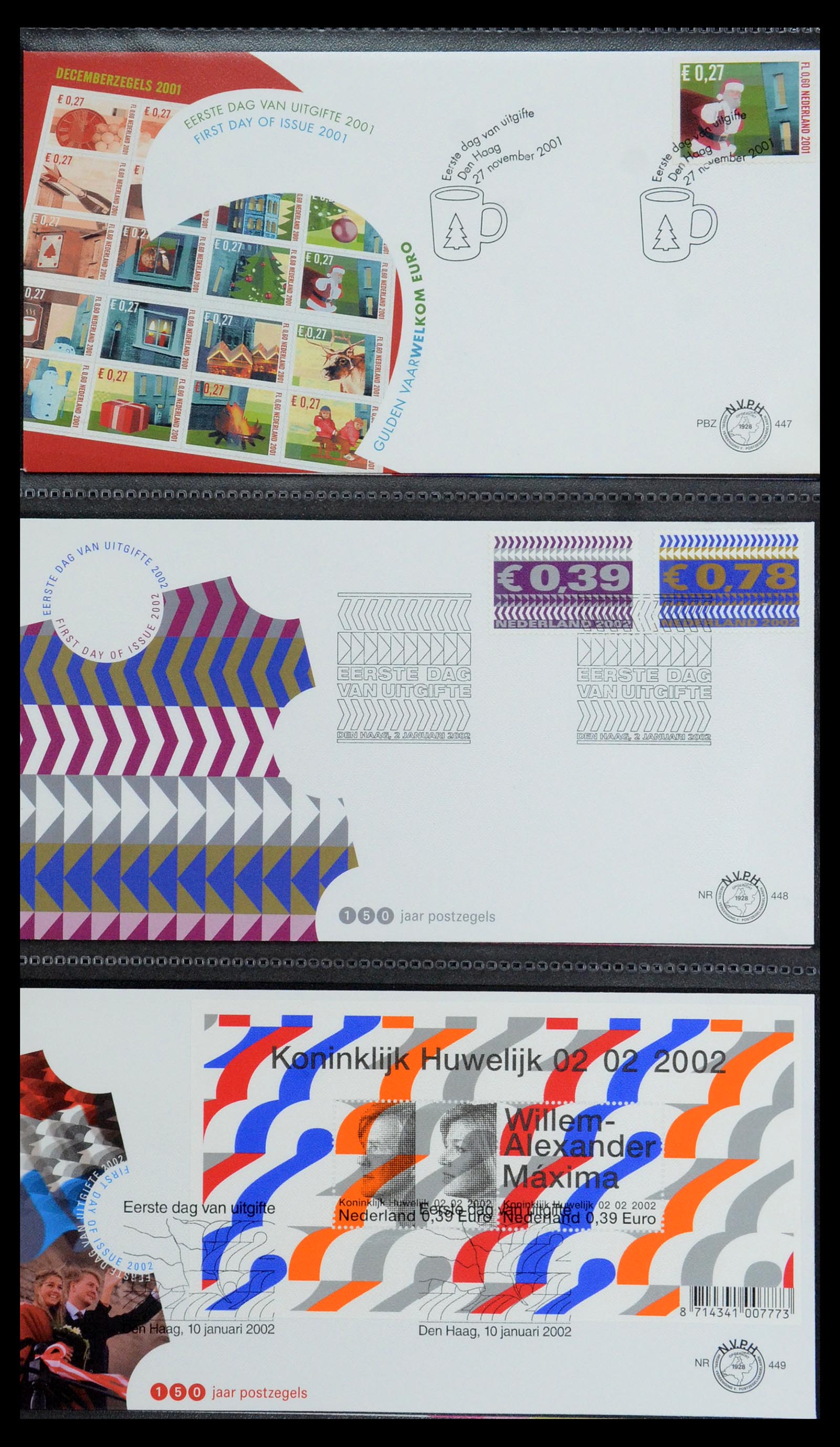 35946 016 - Stamp Collection 35946 Netherlands FDC's 2000-2019.